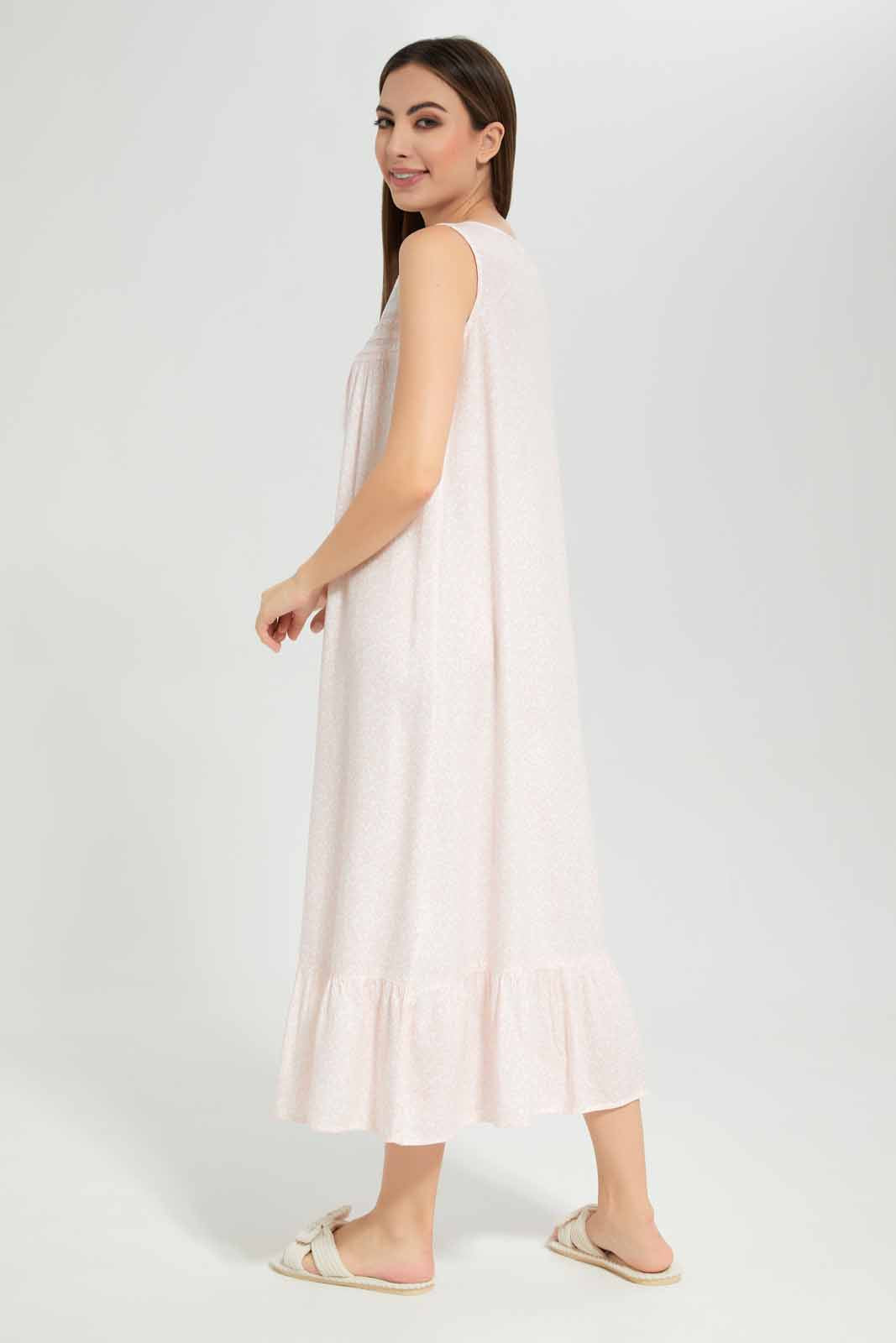 Redtag-Women-Assorted-Mid-Length-Sleevesless-Aop-Nightgown-Category:Nightgowns,-Colour:Assorted,-Deals:New-In,-Filter:Women's-Clothing,-New-In-Women-APL,-Non-Sale,-Section:Women,-W22A,-Women-Nightgowns--