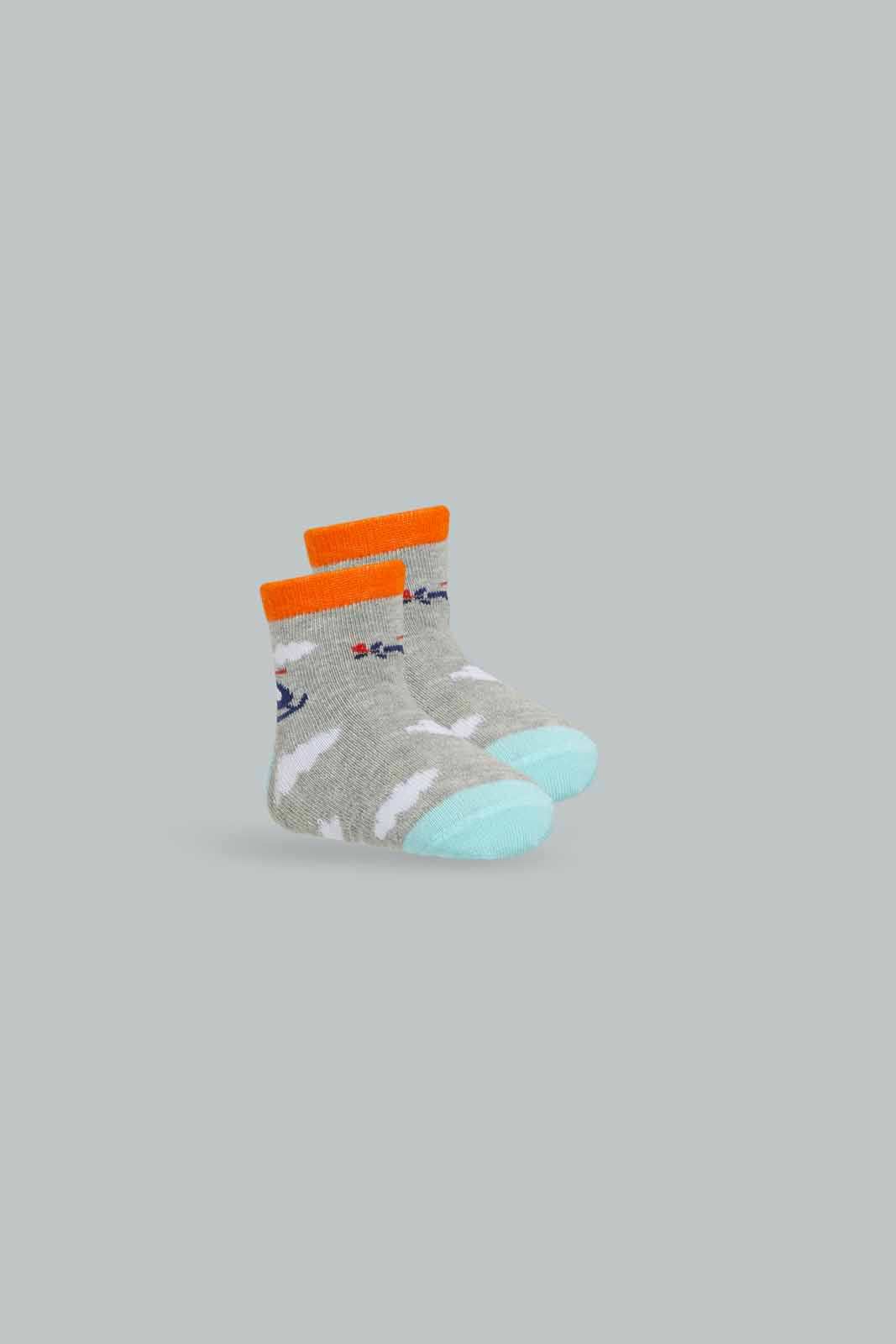 Redtag-Boys-Assorted-Helicopter-Aop-Red-Grey-And-Navy-Full-Lenght-Socks-365,-Category:Socks,-Colour:Assorted,-Deals:New-In,-Dept:Boys,-Filter:Infant-Boys-(3-to-24-Mths),-INB-Socks,-New-In-INB-APL,-Non-Sale,-Section:Boys-(0-to-14Yrs)-Infant-Boys-3 to 24 Months