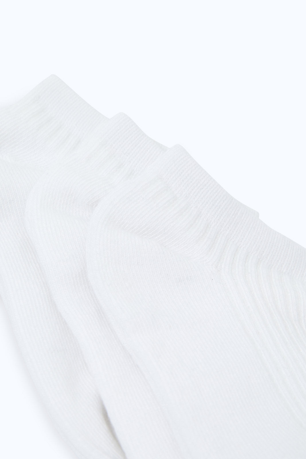 Redtag-Girls-3-Pk-Plain-White-Rib-Knitting-Effect-2FOR37,-365,-Category:Socks,-Colour:Assorted,-Deals:2-FOR-37,-Deals:New-In,-Dept:Girls,-Filter:Girls-(2-to-8-Yrs),-GIR-Socks,-New-In-GIR-APL,-Non-Sale,-Section:Girls-(0-to-14Yrs)-Girls-2 to 8 Years