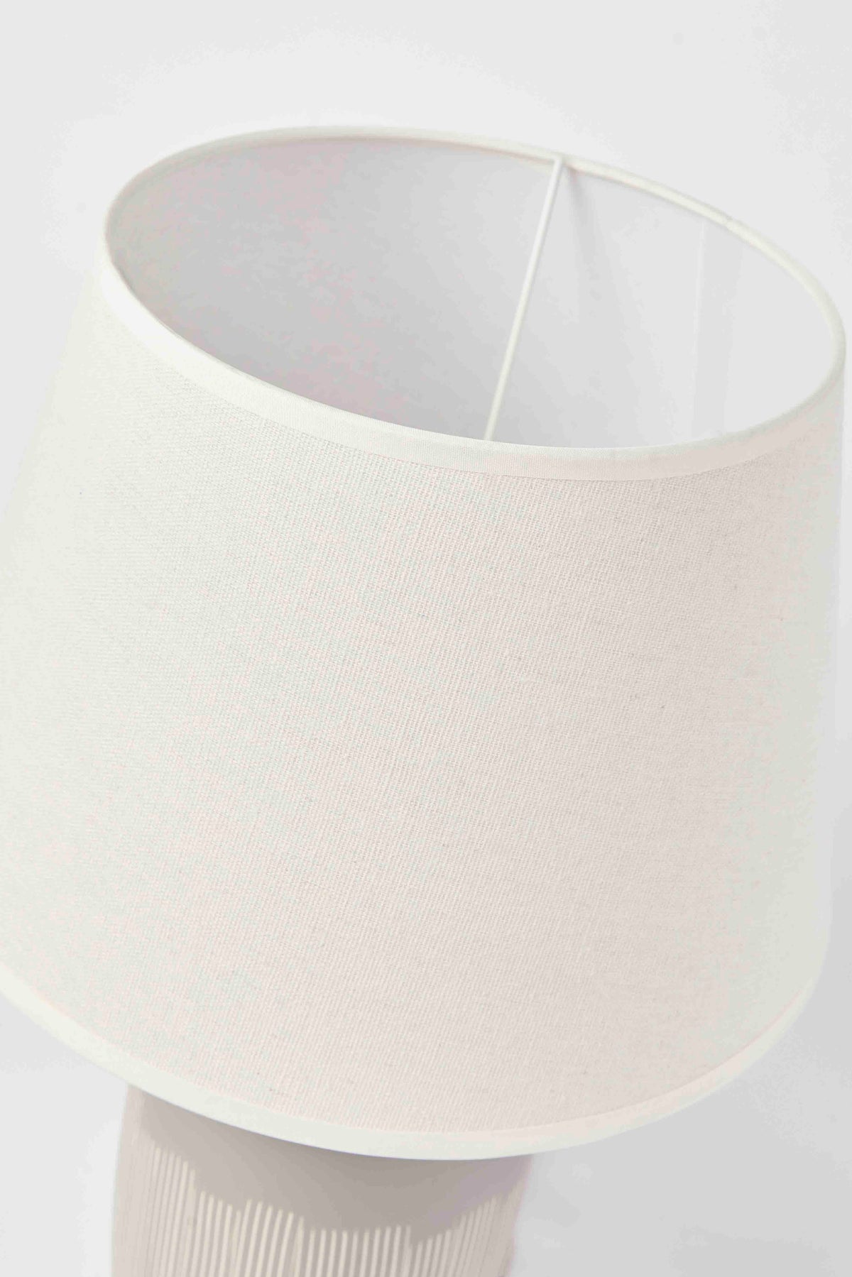 Redtag-Brown-Ceramic-Base-Table-Lamp-Category:Lamps,-Colour:Brown,-Deals:New-In,-Dept:Home,-Filter:Home-Decor,-HMW-HOM-Lighting,-New-In-HMW-HOM,-Non-Sale,-S23A,-Section:Homewares-Home-Decor-