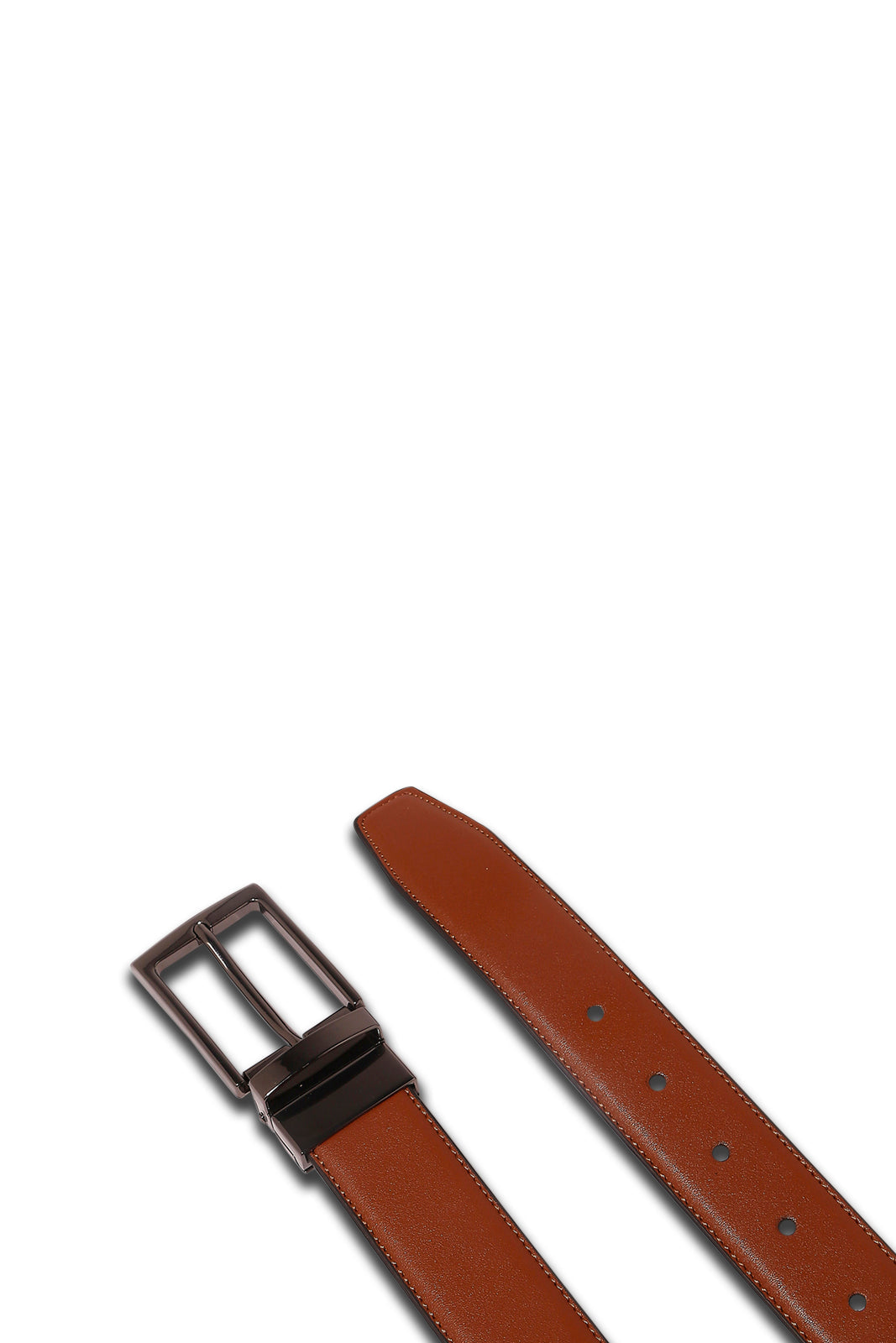 Redtag-Black-And-Tan-Belt-With-Twist-Buckle-Category:Belts,-Colour:Assorted,-Dept:Menswear,-Filter:Men's-Accessories,-Men-Belts,-New-In,-New-In-Men-ACC,-Non-Sale,-S23A,-Section:Men-Men's-