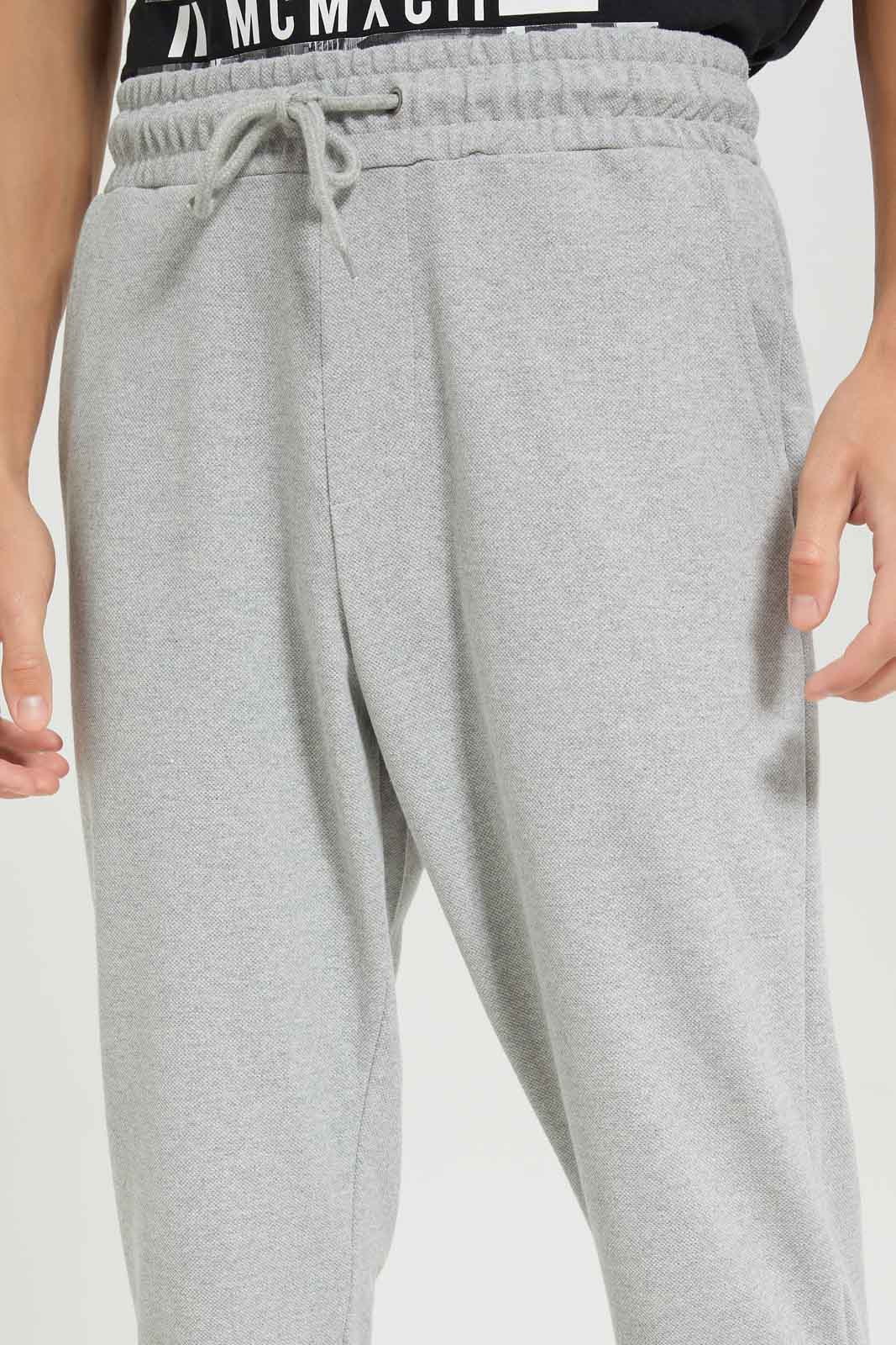 Redtag-Men-Grey-Pique-Jog-Pant-Category:Joggers,-Colour:Grey,-Deals:New-In,-Dept:Menswear,-Filter:Men's-Clothing,-Men-Joggers,-New-In-Men-APL,-Non-Sale,-S23A,-Section:Men,-TBL-Men's-