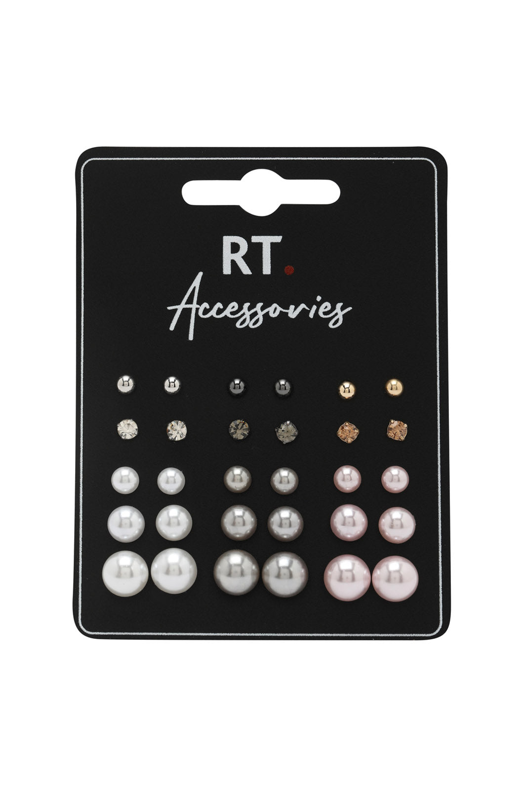 Redtag-Studs-Category:Jewellery,-Colour:Assorted,-Dept:Ladieswear,-Filter:Women's-Accessories,-LEC-Jewellery,-New-In,-New-In-Women-ACC,-Non-Sale,-Section:Women,-W22B-Women-