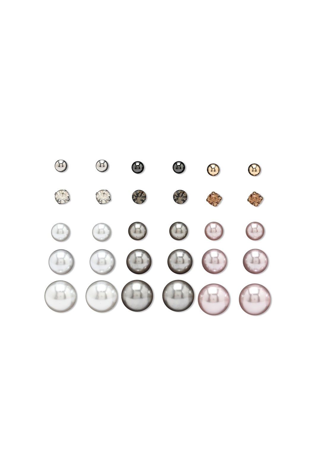 Redtag-Studs-Category:Jewellery,-Colour:Assorted,-Dept:Ladieswear,-Filter:Women's-Accessories,-LEC-Jewellery,-New-In,-New-In-Women-ACC,-Non-Sale,-Section:Women,-W22B-Women-