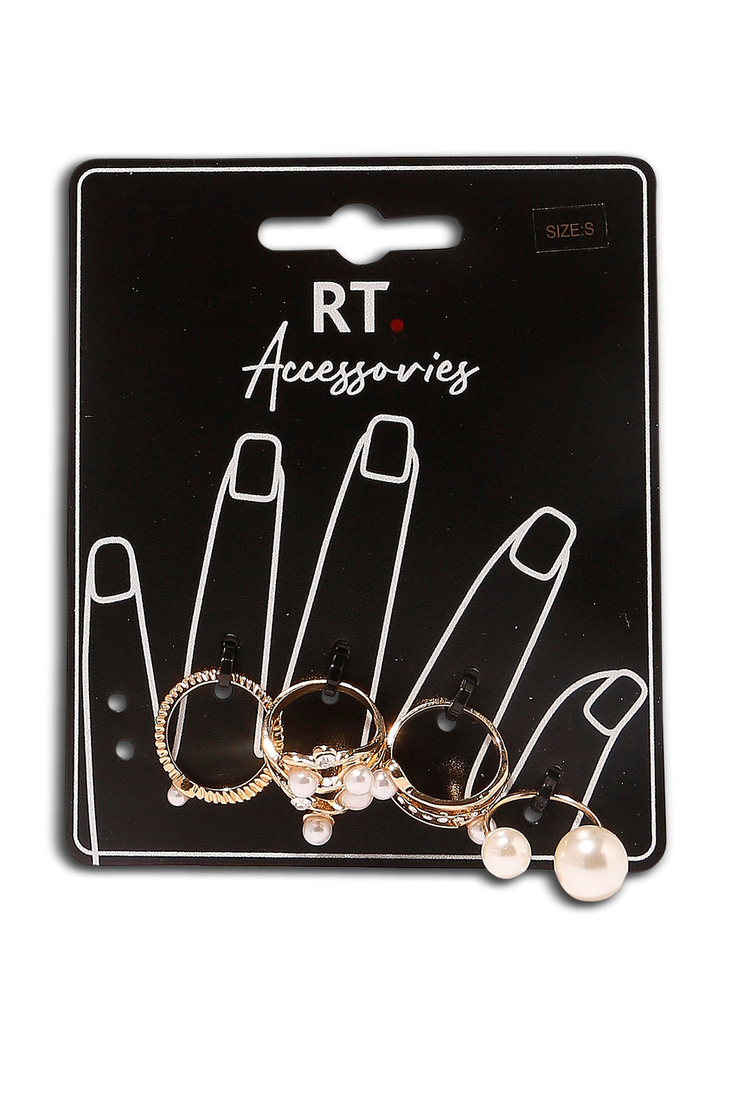Redtag-Rings-Category:Jewellery,-Colour:Assorted,-Dept:Ladieswear,-Filter:Women's-Accessories,-New-In,-New-In-Women-ACC,-Non-Sale,-S23A,-Section:Women,-Women-Jewellery-Women-