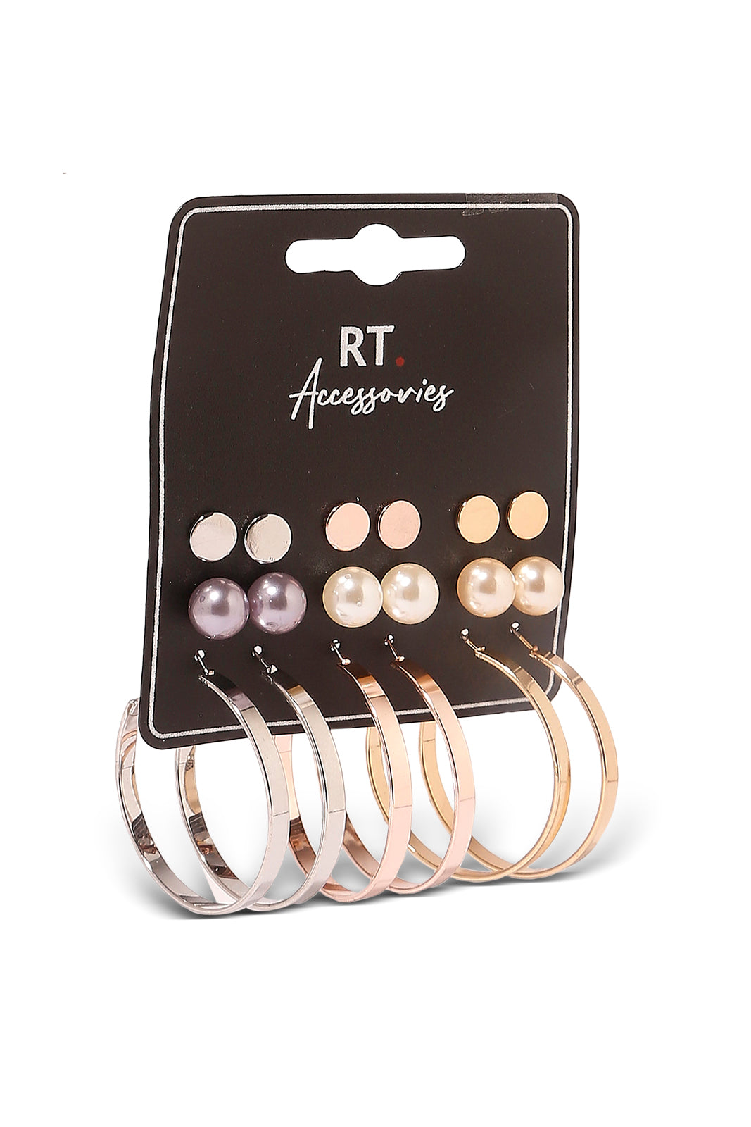 Redtag-Studs-Category:Jewellery,-Colour:Assorted,-Dept:Ladieswear,-Filter:Women's-Accessories,-LEC-Jewellery,-New-In,-New-In-Women-ACC,-Non-Sale,-S23A,-Section:Women-Women-