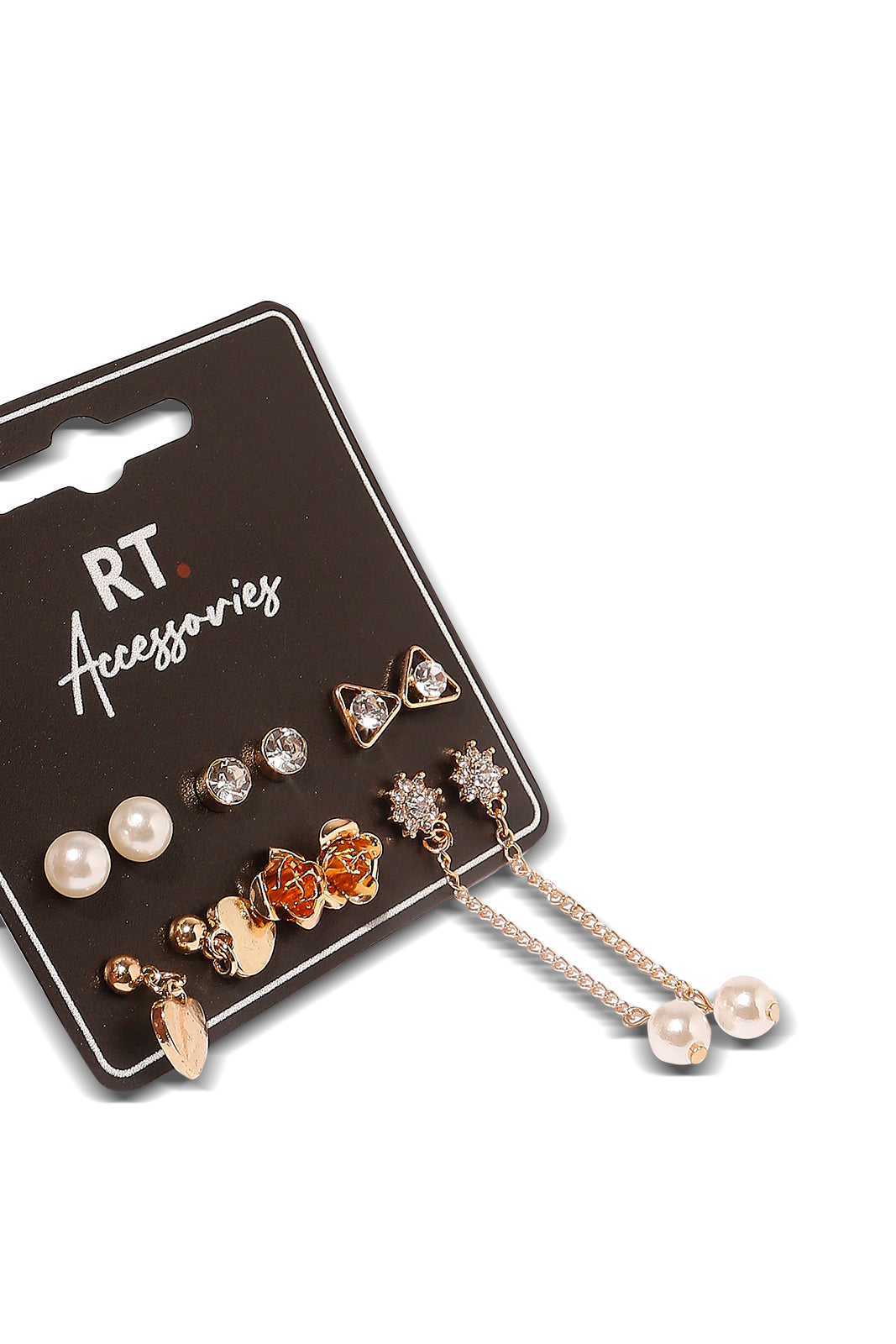 Redtag-Studs-Category:Jewellery,-Colour:Assorted,-Dept:Ladieswear,-Filter:Women's-Accessories,-LEC-Jewellery,-New-In,-New-In-Women-ACC,-Non-Sale,-S23A,-Section:Women-Women-
