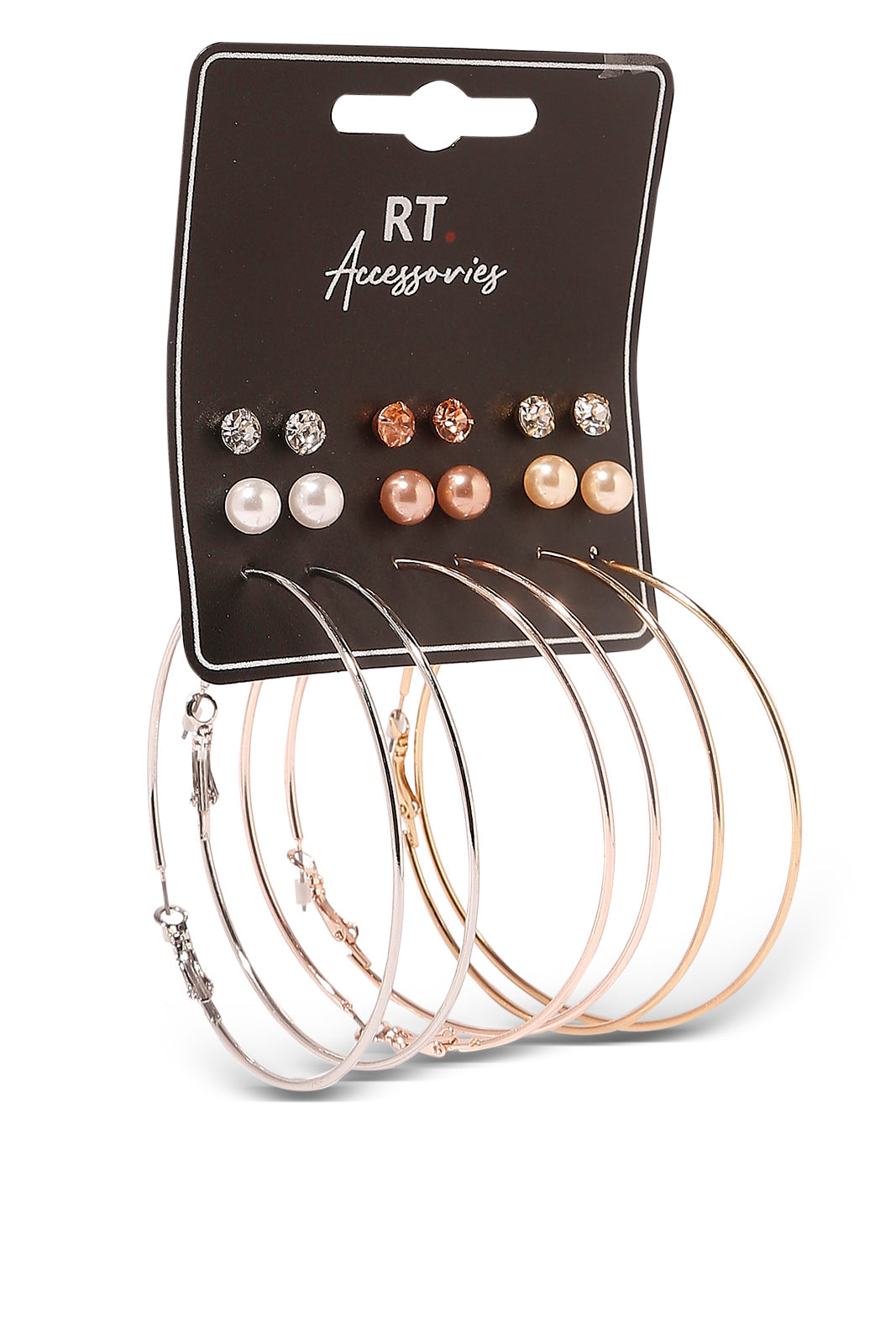 Redtag-Studs-Category:Jewellery,-Colour:Assorted,-Dept:Ladieswear,-Filter:Women's-Accessories,-LEC-Jewellery,-New-In,-New-In-Women-ACC,-Non-Sale,-Section:Women,-W22B-Women-