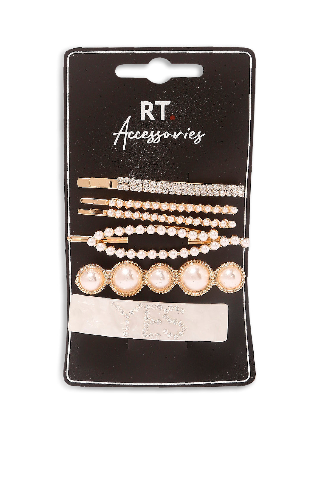 Redtag-Hair-Cltps-Category:Hair-Accessories,-Colour:Assorted,-Dept:Ladieswear,-Filter:Women's-Accessories,-LEC-Hair-Accessories,-New-In,-New-In-Women-ACC,-Non-Sale,-S23A,-Section:Women-Women-