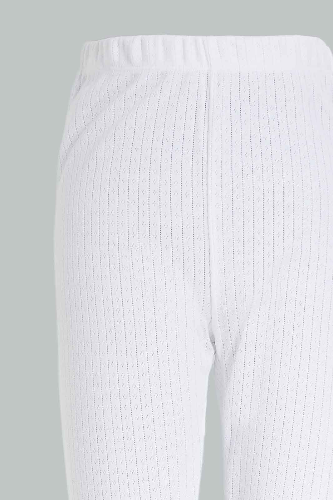 Redtag-Girls-White-Thermal-Pants-365,-Category:Thermals,-Colour:White,-Deals:New-In,-Filter:Senior-Girls-(8-to-14-Yrs),-GSR-Thermals,-New-In-GSR-APL,-Non-Sale,-Section:Girls-(0-to-14Yrs)-Senior-Girls-9 to 14 Years