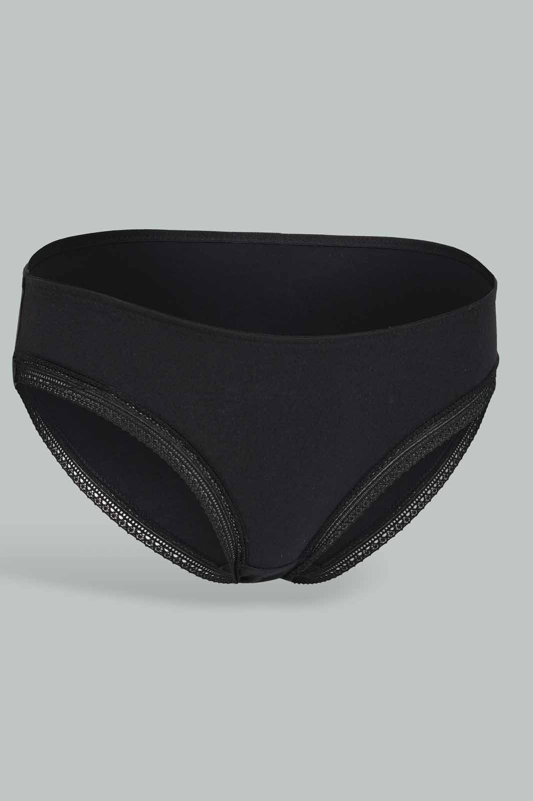 Redtag-Women-Black-Colorsolid-Bikini-Brief-Category:Briefs,-Colour:Black,-Deals:New-In,-Dept:Ladieswear,-Filter:Women's-Clothing,-New-In-Women-APL,-Non-Sale,-S23A,-Section:Women,-TBL,-Women-Briefs--