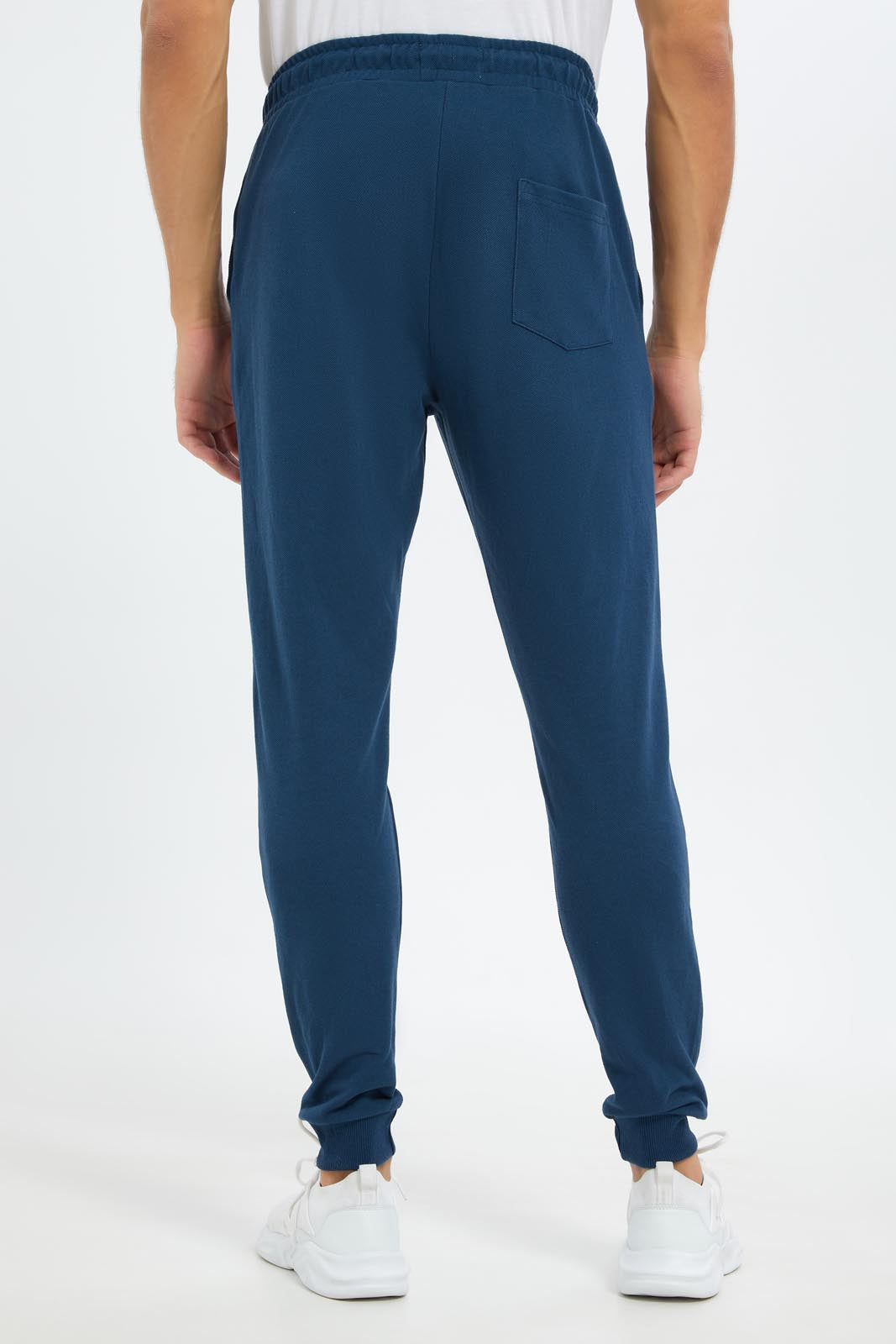Redtag-Men-Blue-Pique-Jog-Pant-Category:Joggers,-Colour:Blue,-Deals:New-In,-Dept:Menswear,-Filter:Men's-Clothing,-Men-Joggers,-New-In-Men-APL,-Non-Sale,-S23C,-Section:Men-Men's-