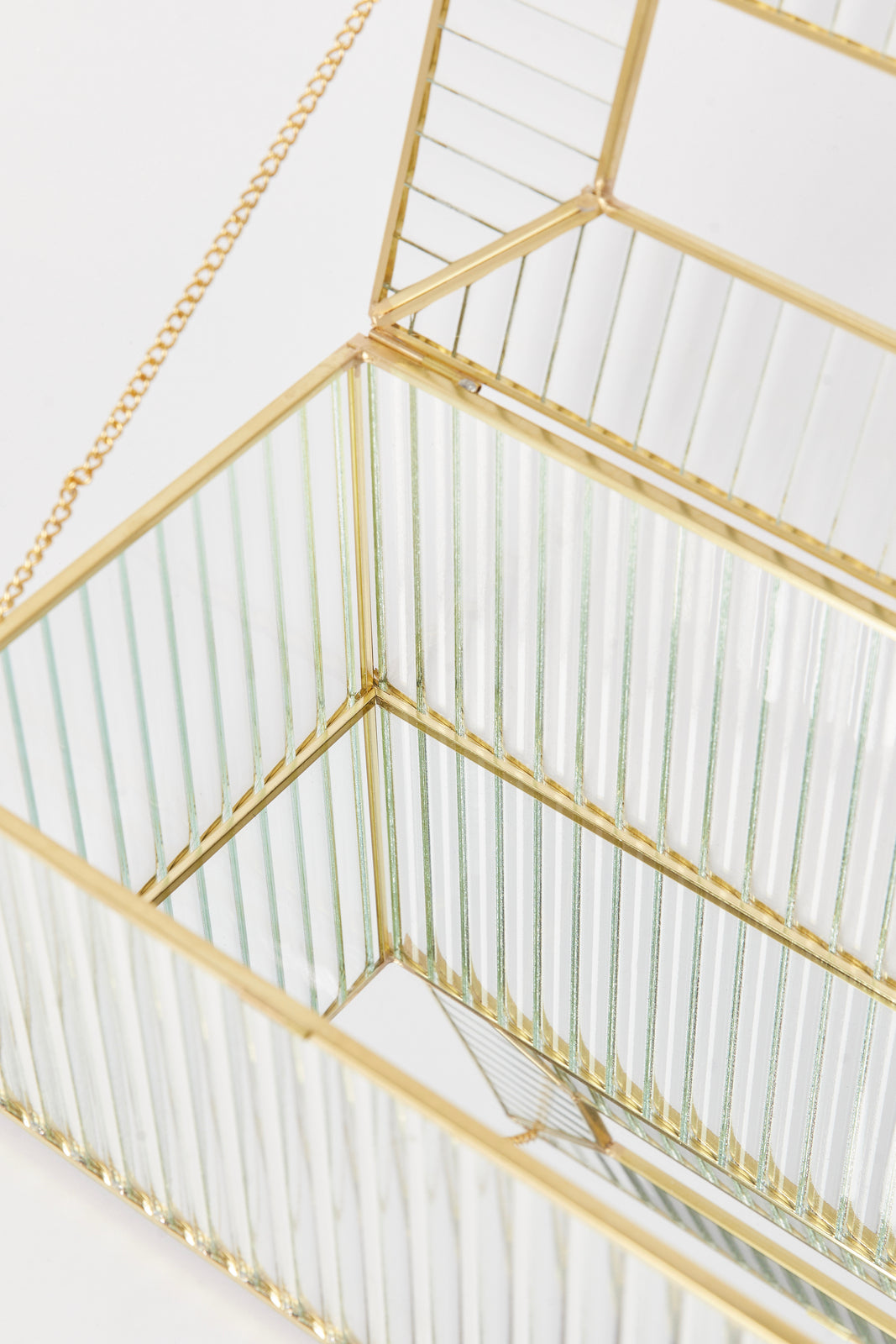 Redtag-Clear-Glass-With-Metal-Edge-&-Texture-Pattern-Tissuebox-Category:Napkins-&-Tissues,-Colour:Gold,-Deals:New-In,-Dept:Home,-Filter:Home-Decor,-HMW-HOM-Decorative-Accessories,-New-In-HMW-HOM,-Non-Sale,-S23A,-Section:Homewares-Home-Decor-