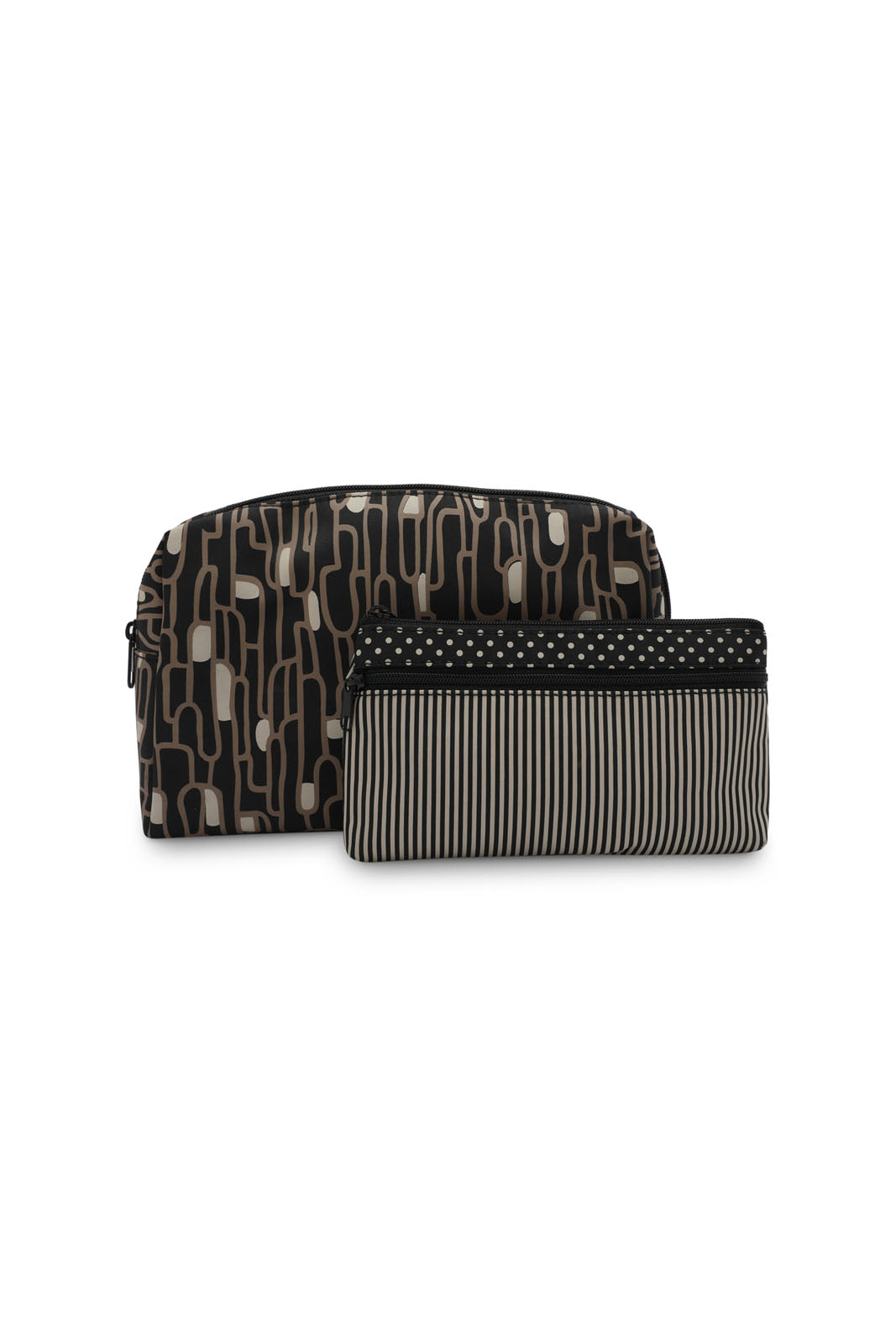 Redtag-Black-Character-Printed-Cosmetic-Pouches-Category:Cosmetics,-Colour:Black,-Dept:Ladieswear,-Filter:Women's-Accessories,-New-In,-New-In-Women-ACC,-Non-Sale,-S23A,-Section:Women,-Women-Cosmetics-Women-