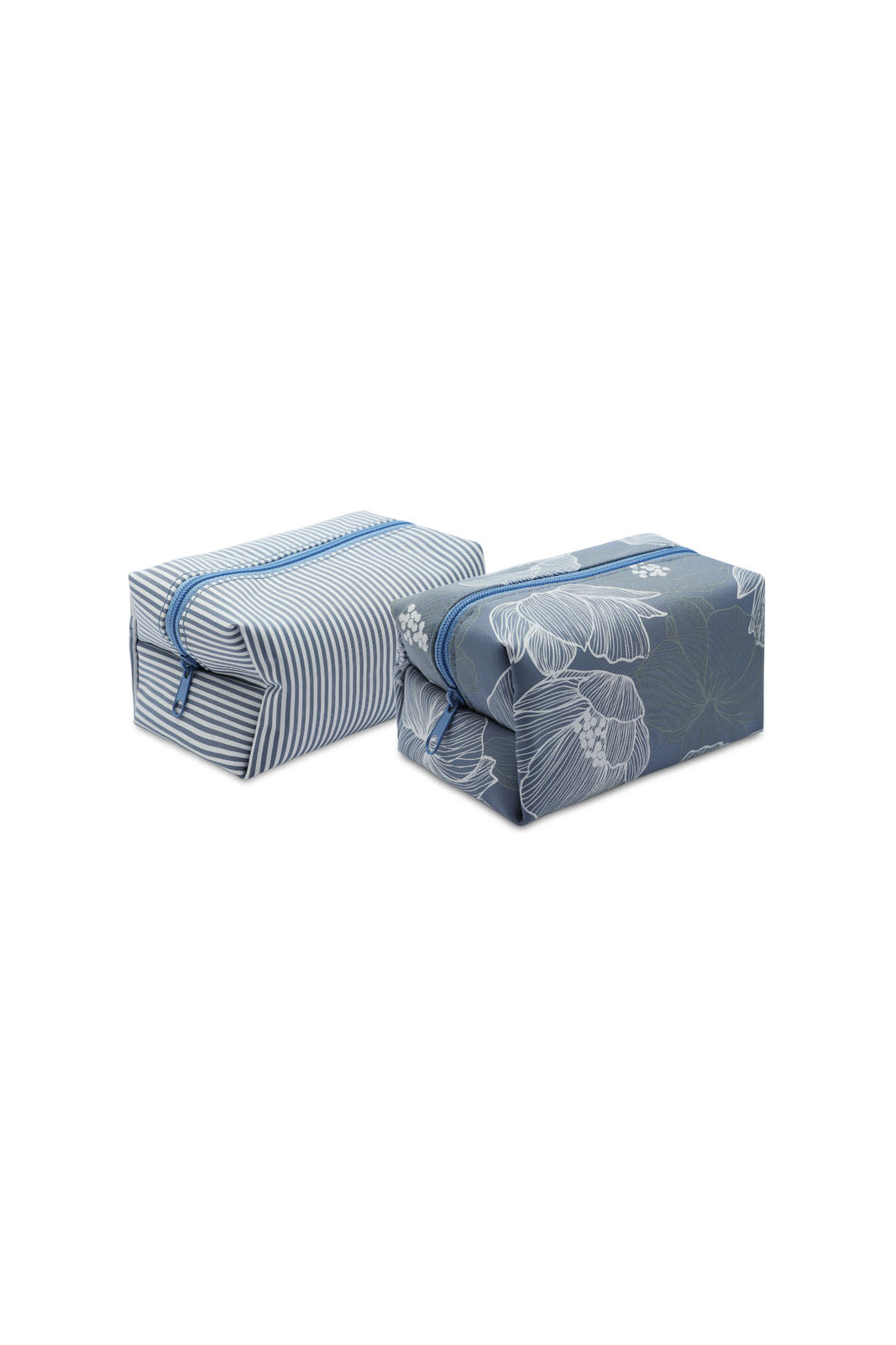 Redtag-Blue-Floral-Printed-Cosmetic-Pouches-Category:Cosmetics,-Colour:Blue,-Dept:Ladieswear,-Filter:Women's-Accessories,-New-In,-New-In-Women-ACC,-Non-Sale,-S23A,-Section:Women,-Women-Cosmetics-Women-