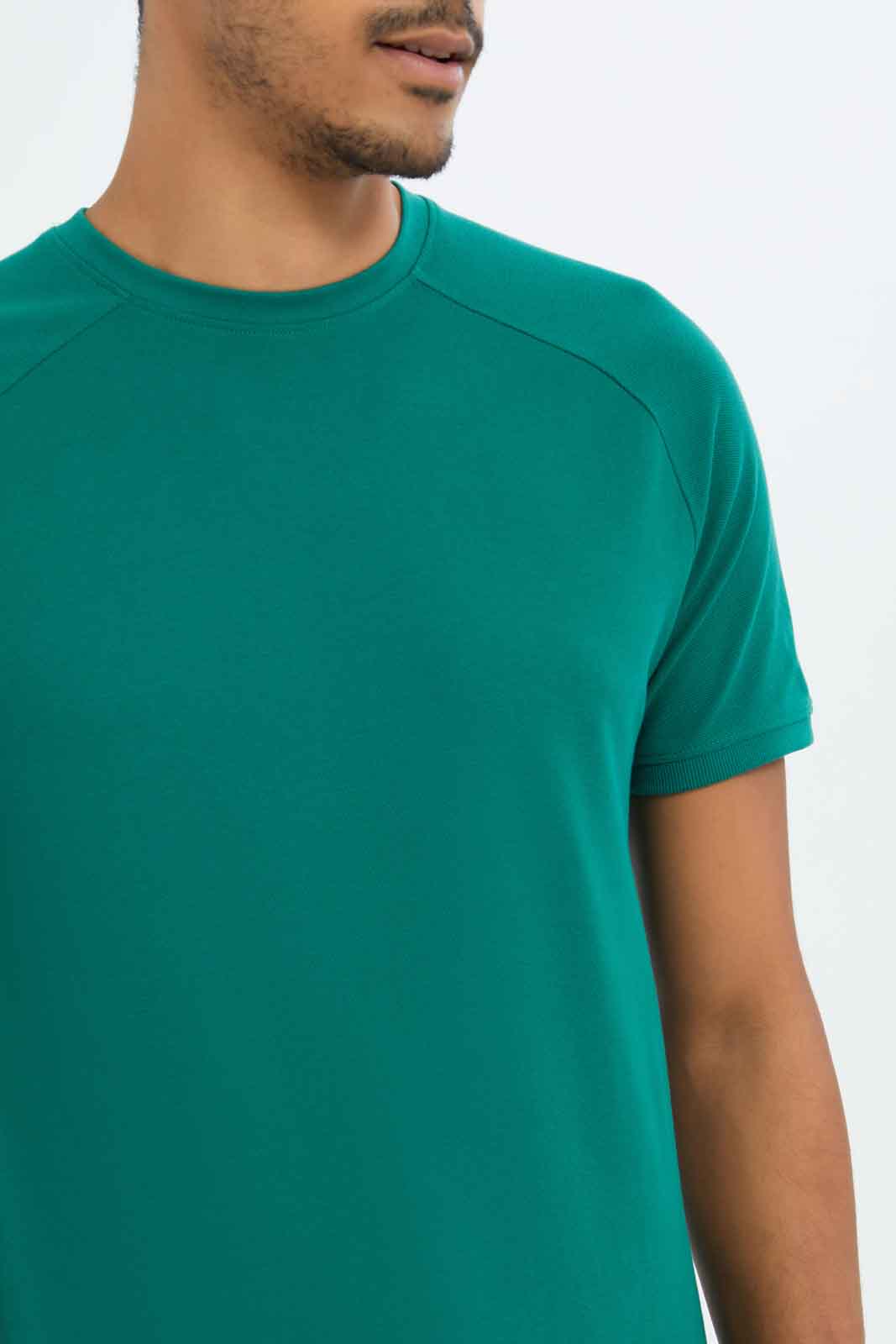 Redtag-Men-Sage-Green-Pique-Reglan-T-Shirt-Category:T-Shirts,-Colour:Green,-Deals:New-In,-Dept:Menswear,-Filter:Men's-Clothing,-Men-T-Shirts,-New-In-Men-APL,-Non-Sale,-S23B,-Section:Men-Men's-