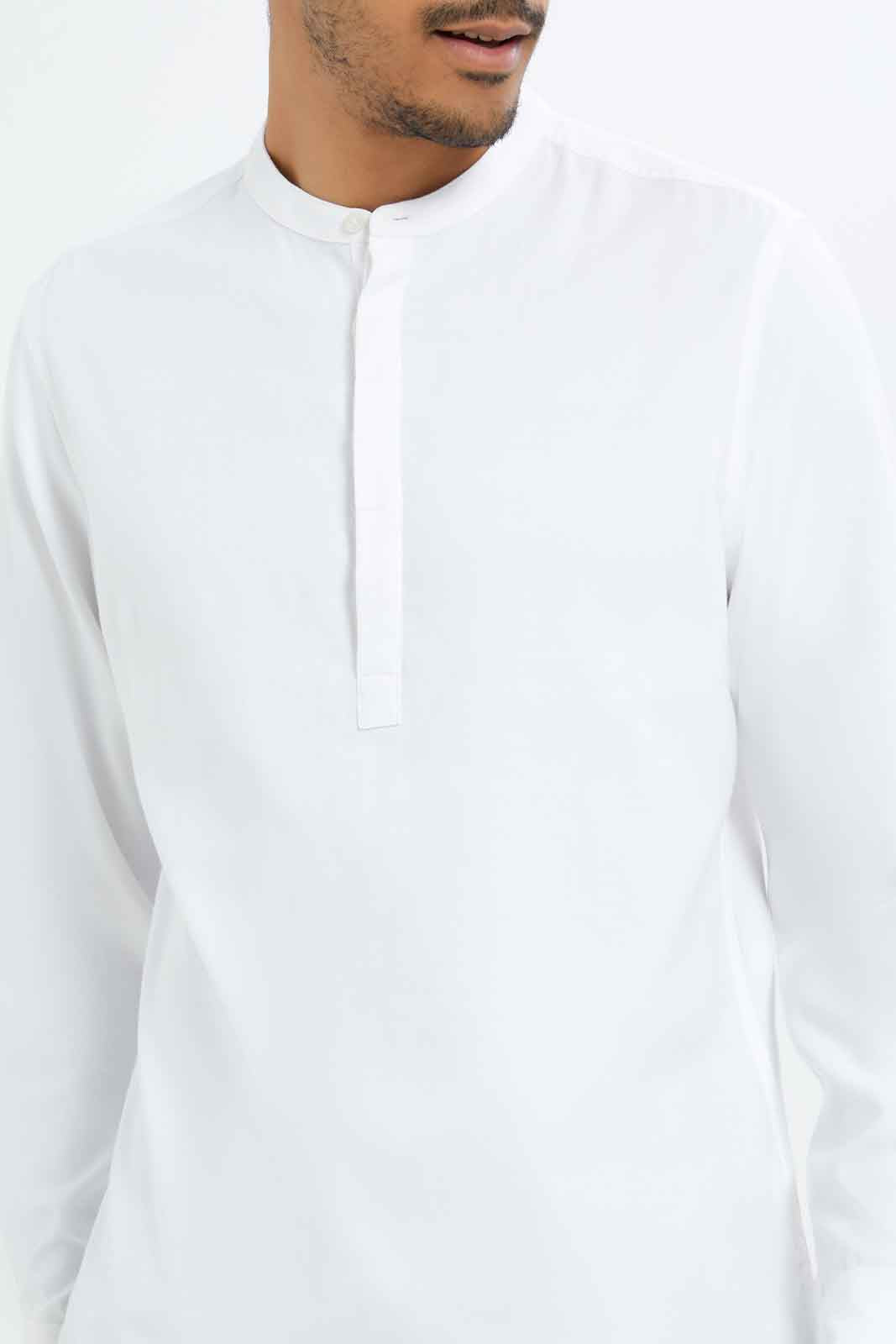 Redtag-Men-White-Oxford-Kurta-Shirt-Category:Shirts,-Colour:White,-Deals:New-In,-Dept:Menswear,-Filter:Men's-Clothing,-Men-Shirts,-New-In-Men-APL,-Non-Sale,-S23C,-Section:Men,-TBL-Men's-
