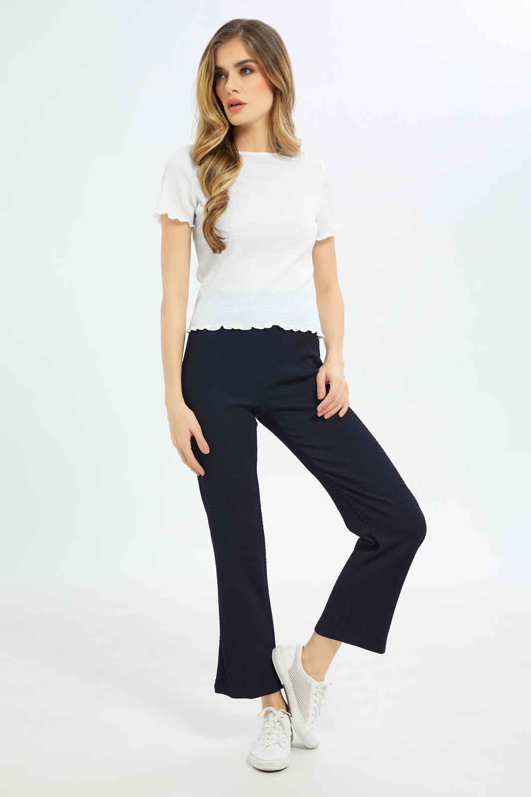 Redtag-Women-Navy-Trouser-Category:Trousers,-Colour:Navy,-Deals:New-In,-Dept:Ladieswear,-Filter:Women's-Clothing,-LDC,-LDC-Trousers,-New-In-LDC-APL,-Non-Sale,-S23B,-Section:Women,-TBL-Women's-