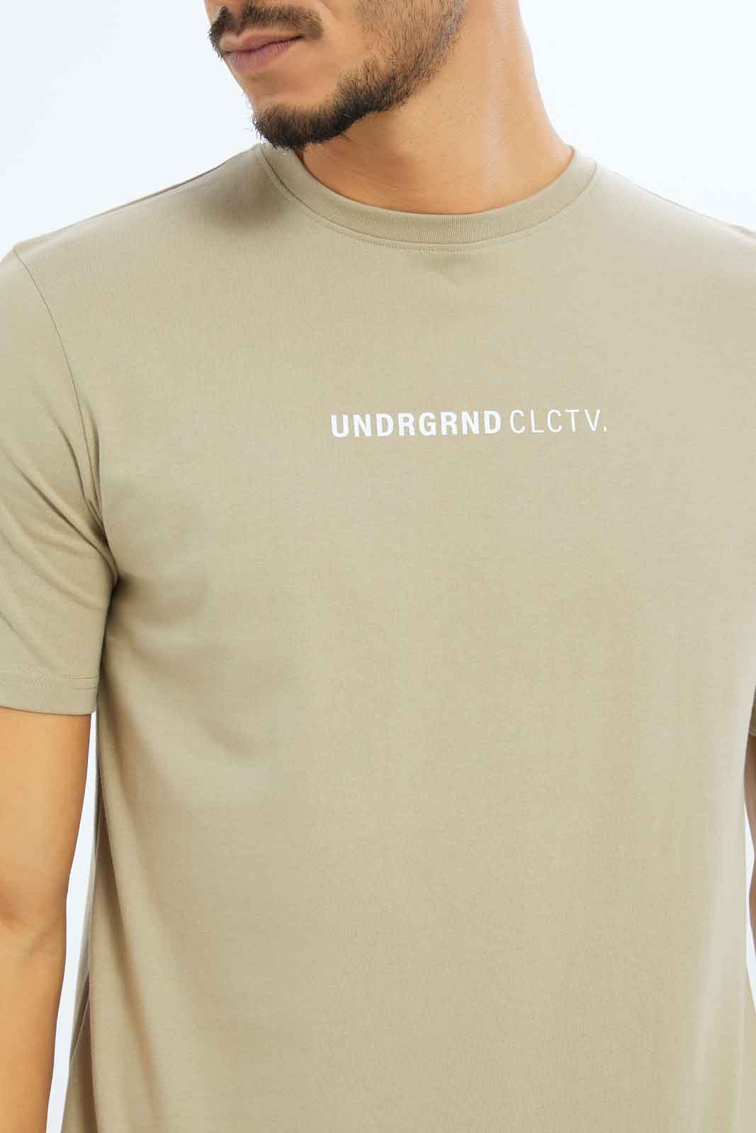 Redtag-Men-Beige-Slogan-T-Shirt-Category:T-Shirts,-Colour:Beige,-Deals:New-In,-Dept:Menswear,-Filter:Men's-Clothing,-Men-T-Shirts,-New-In-Men-APL,-Non-Sale,-S23B,-Section:Men-Men's-