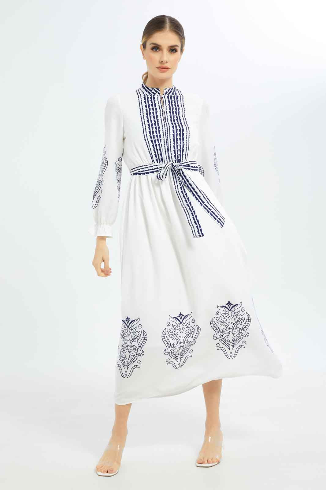 Redtag-Women-White-Printed-Dress-Category:Dresses,-Colour:White,-Deals:New-In,-Dept:Ladieswear,-Filter:Women's-Clothing,-LDC,-LDC-Dresses,-New-In-LDC-APL,-Non-Sale,-S23B,-Section:Women-Women's-