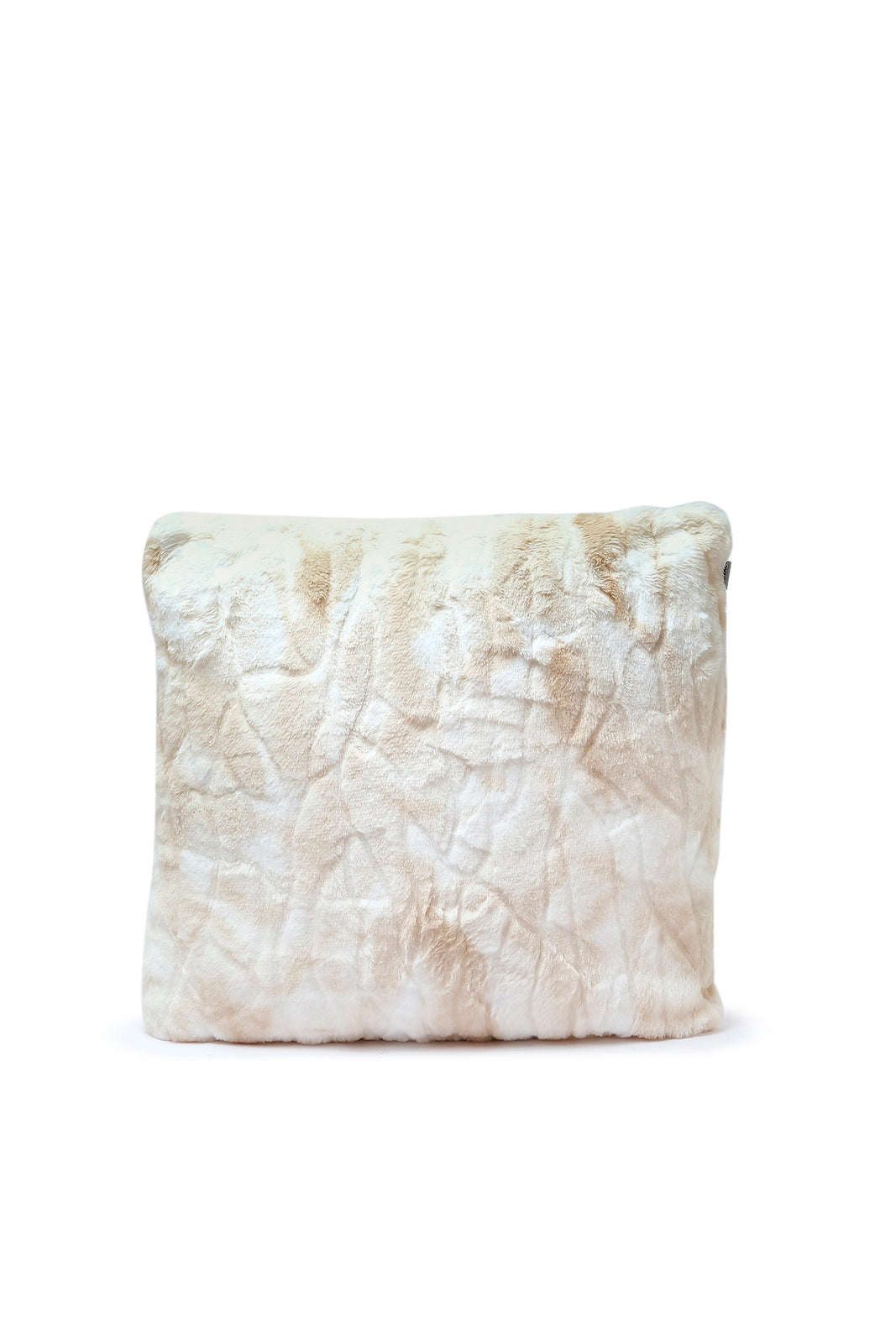 Redtag-Beige-Textured-Fur-Cushion-Category:Cushions,-Colour:Beige,-Deals:New-In,-Dept:Home,-Filter:Home-Bedroom,-HMW-BED-Cushions,-New-In-HMW-BED,-Non-Sale,-S23A,-Section:Homewares-Home-Bedroom-