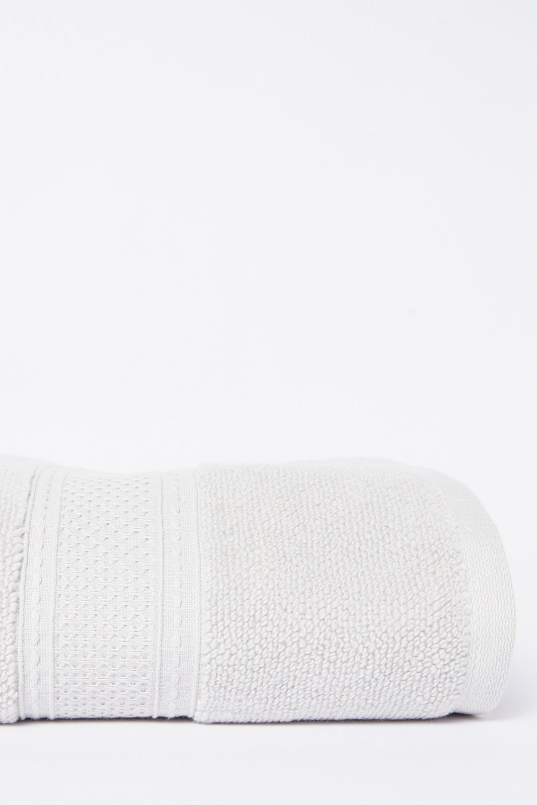 Redtag-Light-Grey-Textured-Cotton-Beach-Towel-Category:Towels,-Colour:Grey,-Deals:New-In,-Dept:Home,-Filter:Home-Bathroom,-HMW-BAC-Towels,-New-In-HMW-BAC,-Non-Sale,-S23A,-Section:Homewares-Home-Bathroom-