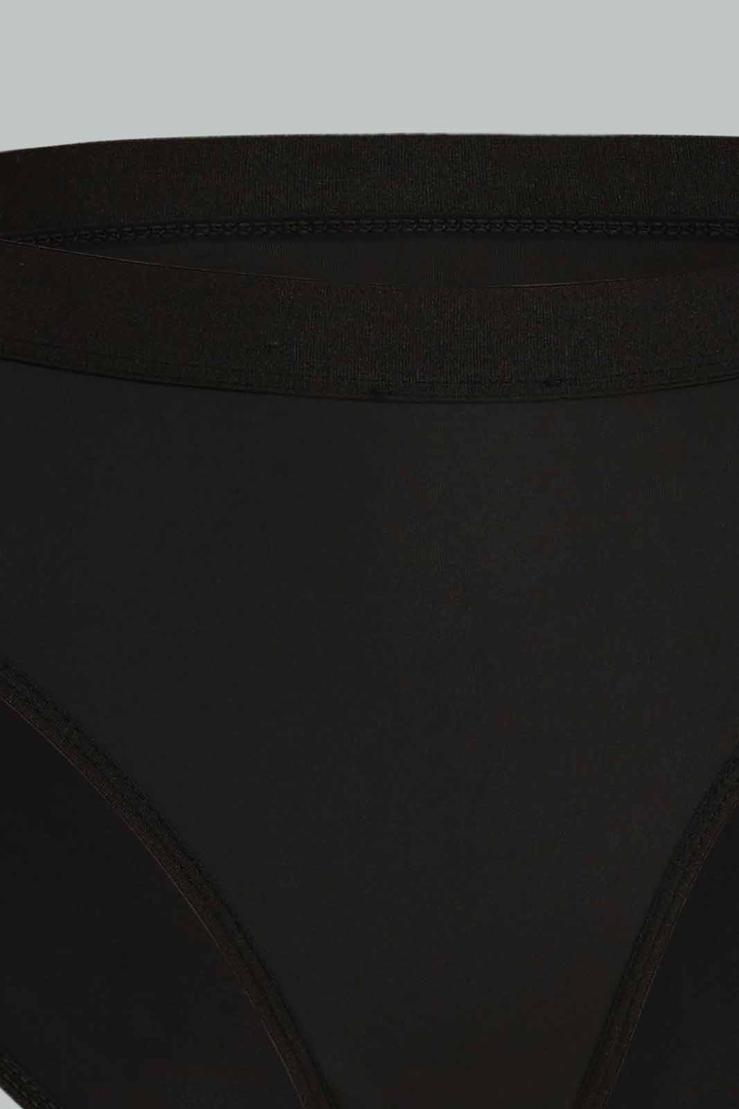 Redtag-Women-Grey/Black/White-Plain-Boyleg-Brief-(3-Pack)-Category:Briefs,-Colour:Assorted,-Deals:New-In,-Dept:Ladieswear,-Filter:Women's-Clothing,-New-In-Women-APL,-Non-Sale,-S23A,-Section:Women,-Women-Briefs--