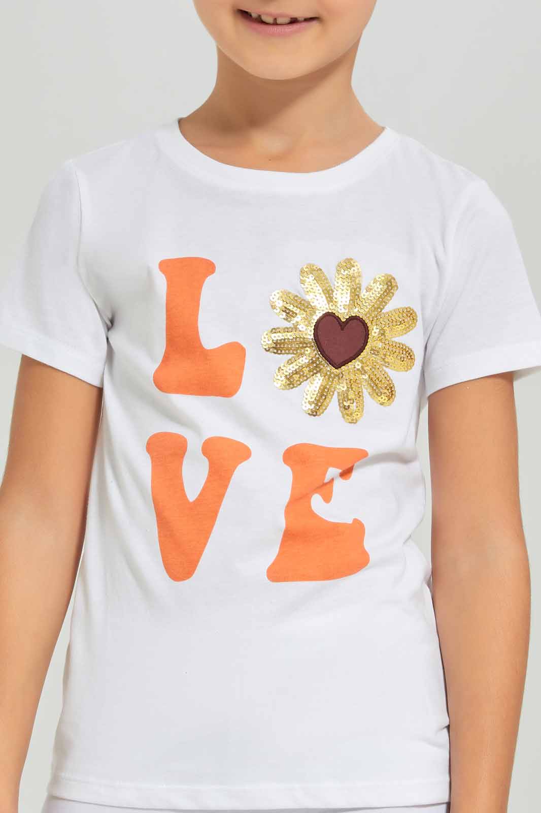 Redtag-Girls-Ss-Strawberry-Tee---White-Category:T-Shirts,-Colour:White,-Deals:New-In,-Dept:Girls,-Filter:Girls-(2-to-8-Yrs),-GIR-T-Shirts,-New-In-GIR-APL,-Non-Sale,-Section:Girls-(0-to-14Yrs),-TBL,-W22A-Girls-2 to 8 Years