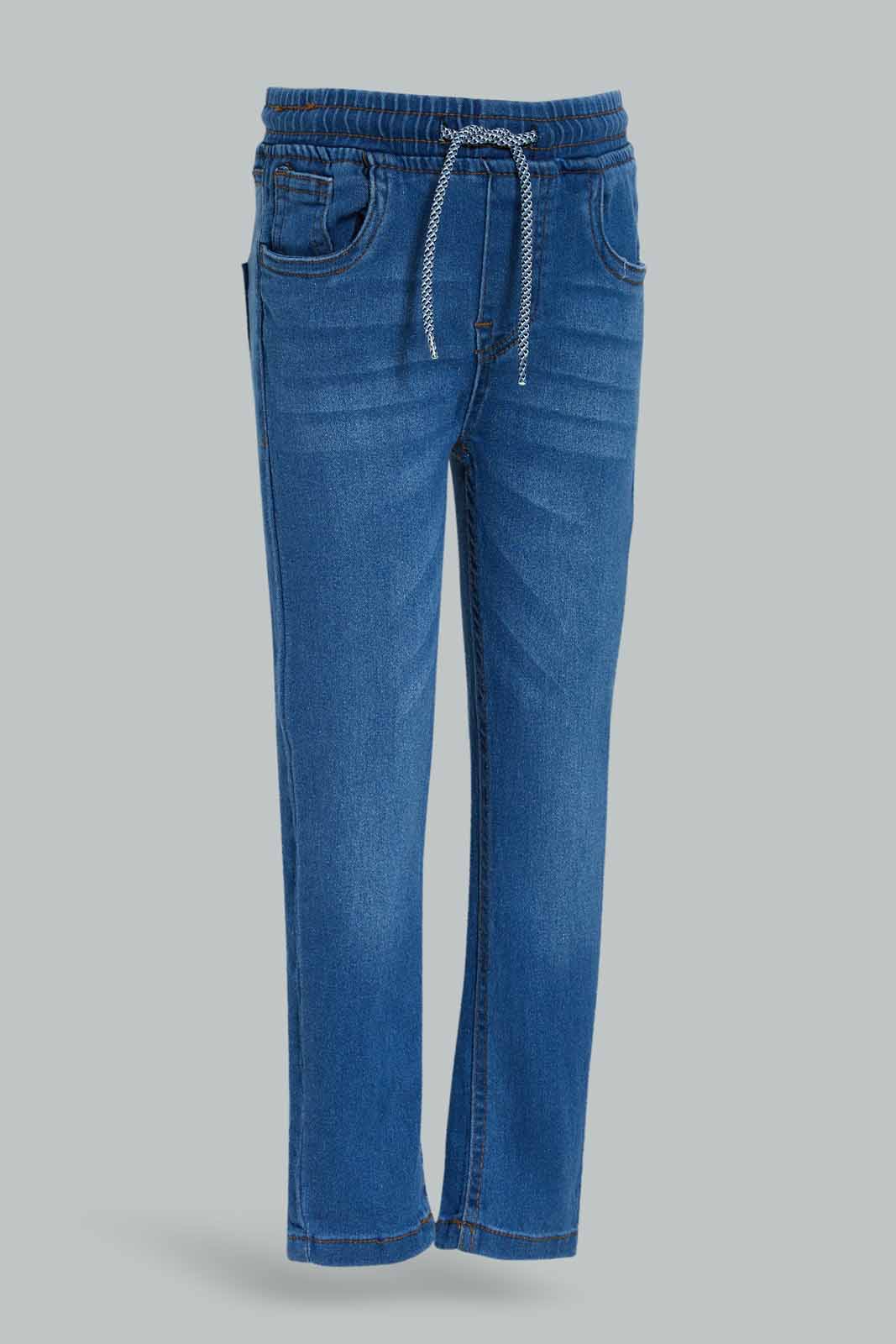 Redtag-Boys-Stone-Wash-Elasticated-Waist-Jean-365,-BOY-Jeans,-Category:Jeans,-Colour:Stonewash,-Deals:New-In,-Dept:Boys,-Filter:Boys-(2-to-8-Yrs),-New-In-BOY-APL,-Non-Sale,-Section:Boys-(0-to-14Yrs),-TBL-Boys-2 to 8 Years
