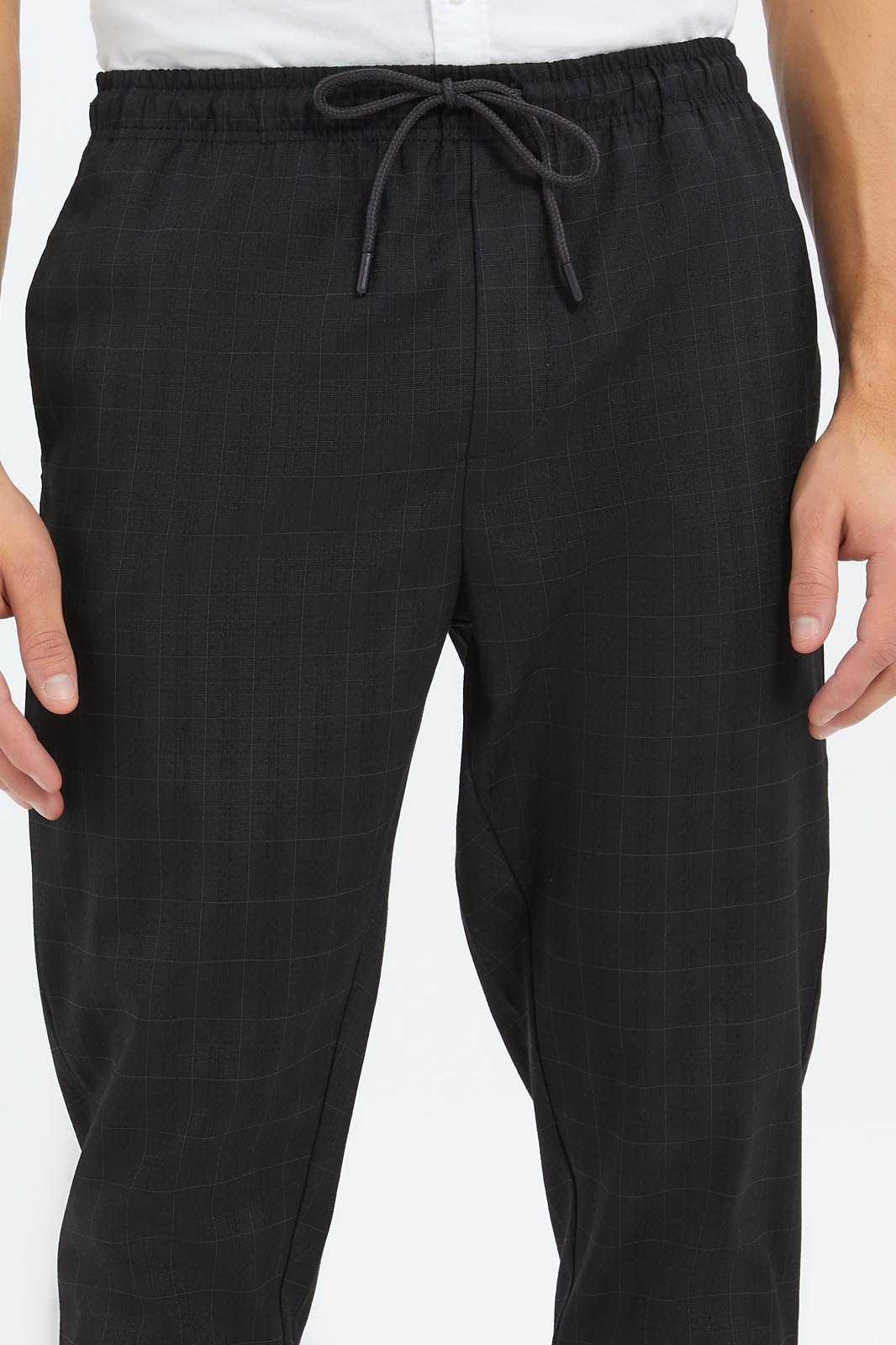 Redtag-Men-Black-Pull-On-Trousers-CAPSULE-BUY,-Category:Trousers,-Colour:Black,-Deals:New-In,-Dept:Menswear,-Filter:Men's-Clothing,-Men-Trousers,-New-In-Men-APL,-Non-Sale,-S23B,-Section:Men-Men's-