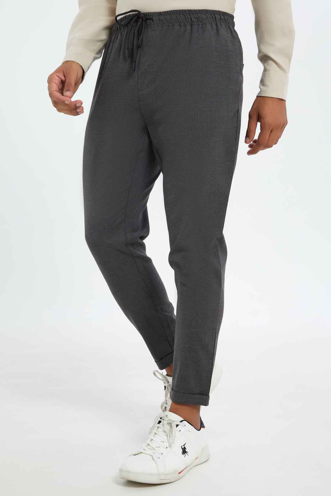 Redtag-Men-Charcoal-Pull-On-Trousers-CAPSULE-BUY,-Category:Trousers,-Colour:Charcoal,-Deals:New-In,-Dept:Menswear,-Filter:Men's-Clothing,-Men-Trousers,-New-In-Men-APL,-Non-Sale,-S23B,-Section:Men-Men's-