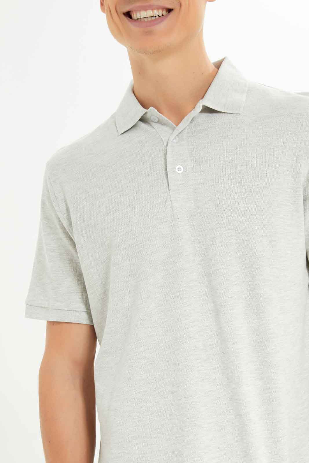 Redtag-Men-Ecru-Polo-Shirt-Category:Polo-T-Shirts,-Colour:Ecru,-Deals:New-In,-Dept:Menswear,-Filter:Men's-Clothing,-Men-Polo-T-Shirts,-New-In-Men-APL,-Non-Sale,-S23A,-Section:Men,-TBL-Men's-