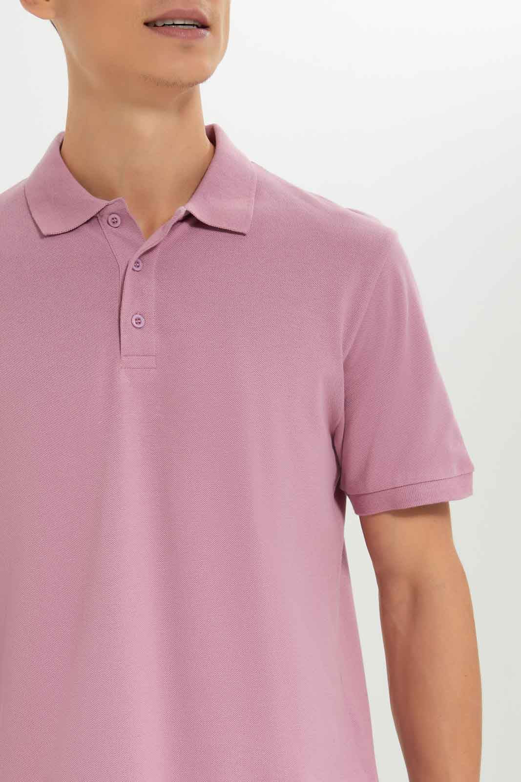 Redtag-Men-Pink-Polo-Shirt-Category:Polo-T-Shirts,-Colour:Apricot,-Deals:New-In,-Dept:Menswear,-Filter:Men's-Clothing,-Men-Polo-T-Shirts,-New-In-Men-APL,-Non-Sale,-S23A,-Section:Men,-TBL-Men's-
