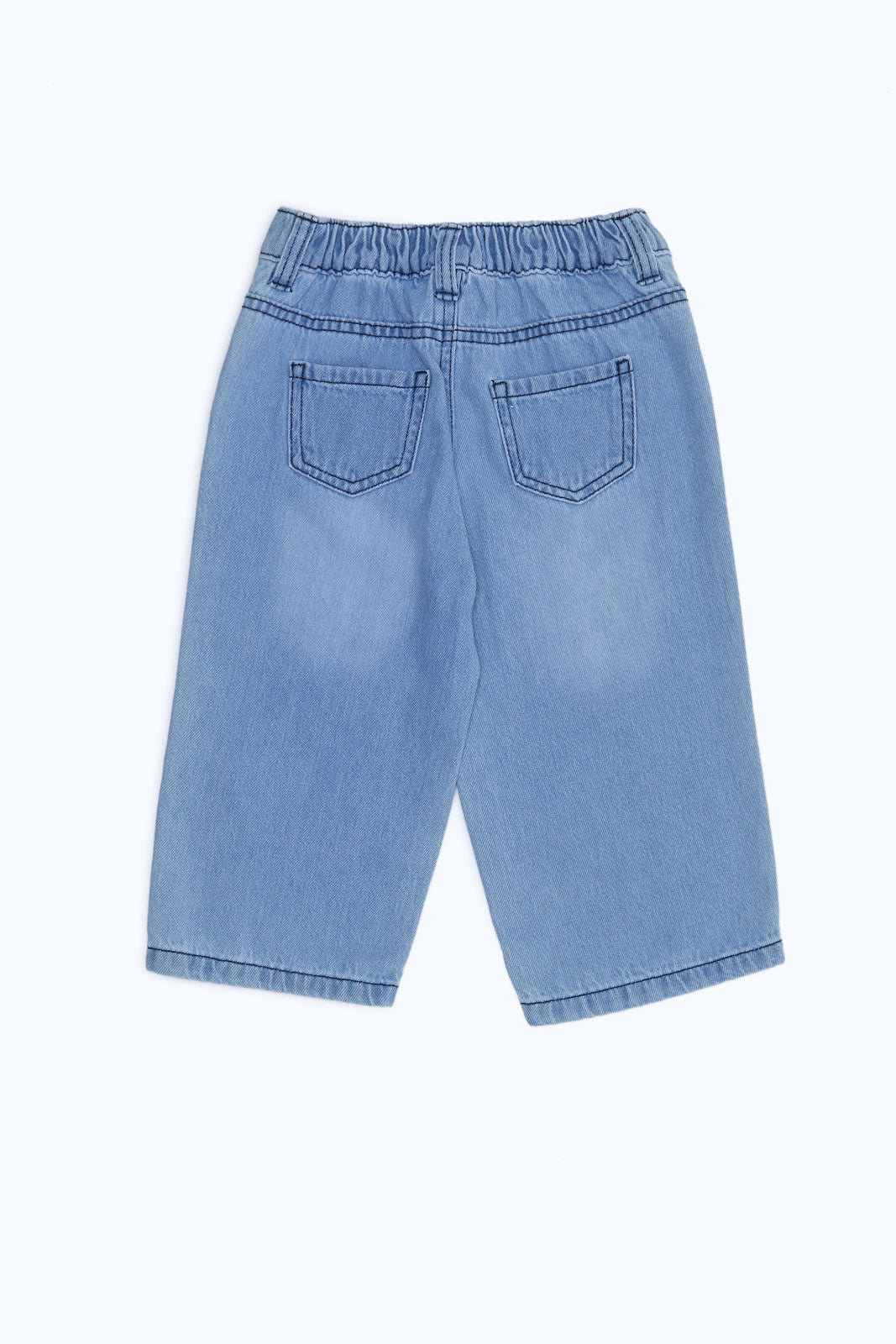 Redtag-Girls-Blue-Wide-Leg-Jeans-Category:Jeans,-Colour:Blue,-Deals:New-In,-Dept:Girls,-Filter:Infant-Girls-(3-to-24-Mths),-H1:KWR,-H2:ING,-H3:DNB,-H4:JNS,-ING-Jeans,-New-In-ING-APL,-Non-Sale,-S23B,-Season:S23B,-Section:Girls-(0-to-14Yrs)-Infant-Girls-3 to 24 Months