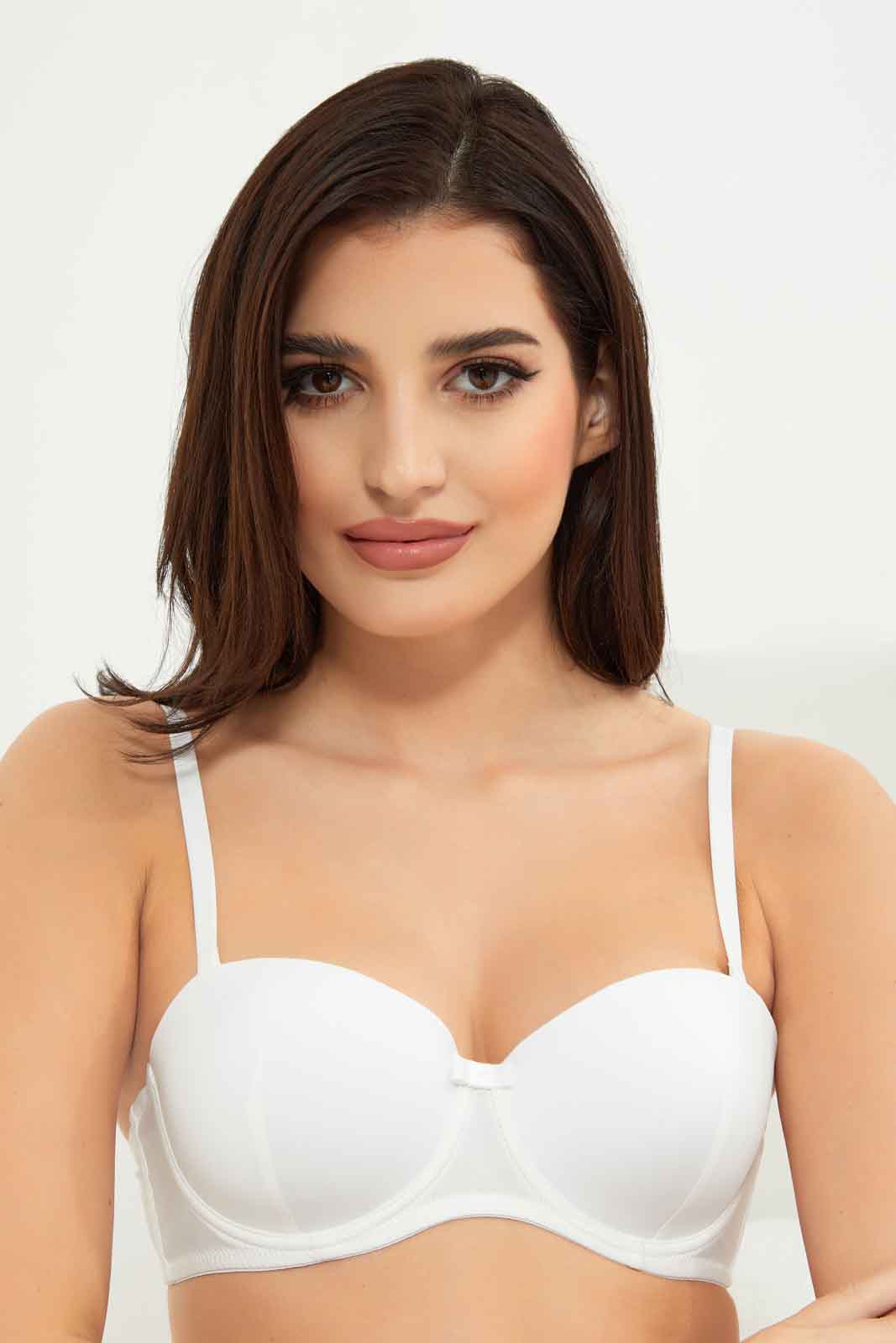 Women Lilac And White Balconette Bra Set (Pack Of 2)