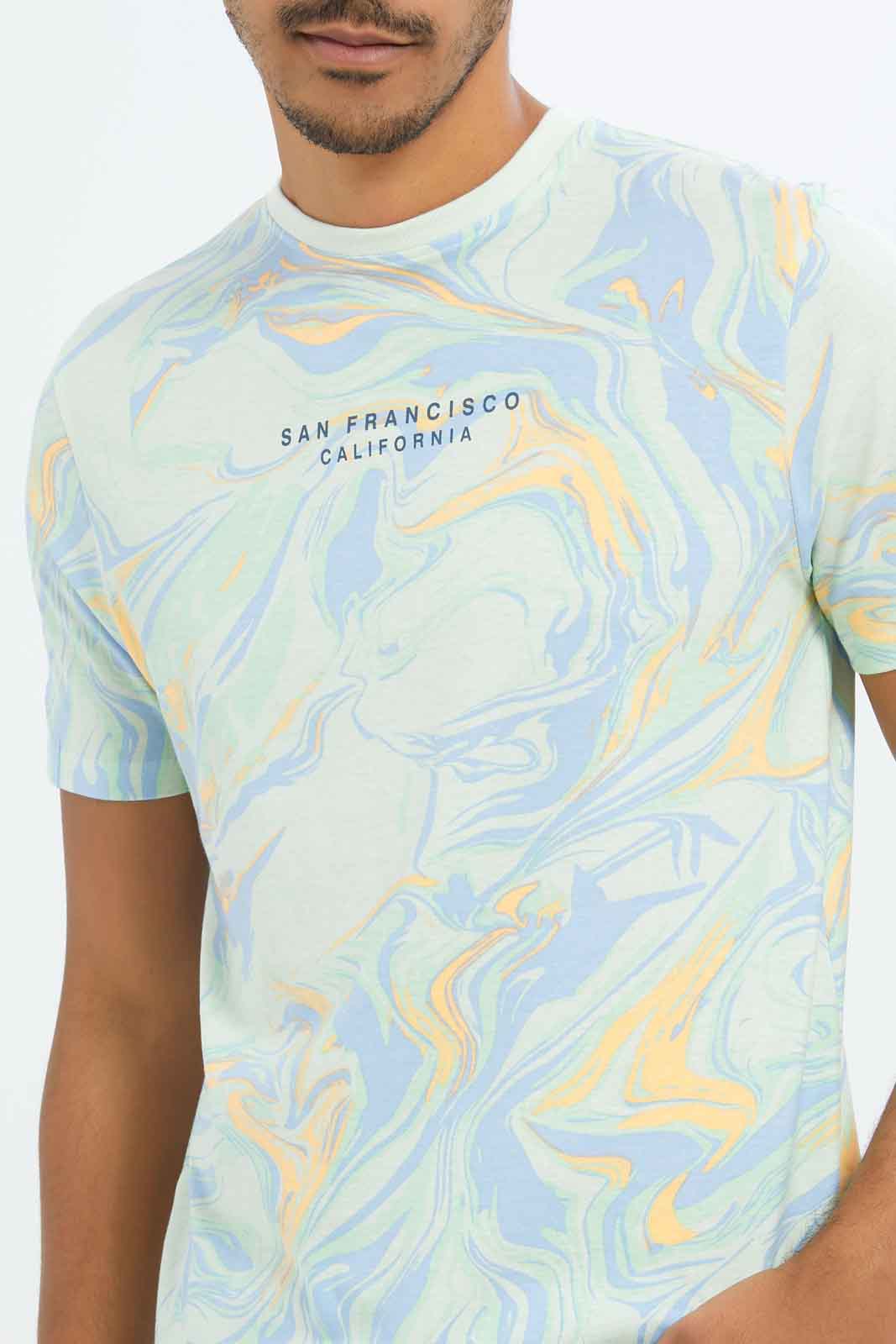 Redtag-Men-Marbel-Print-T-Shirt-Category:T-Shirts,-Colour:Assorted,-Deals:New-In,-Dept:Menswear,-Filter:Men's-Clothing,-Men-T-Shirts,-New-In-Men-APL,-Non-Sale,-S23B,-Section:Men-Men's-