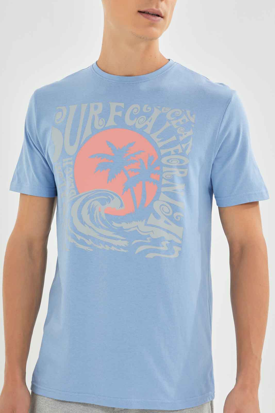 Redtag-Men-Sky-Blue-Graphic-T-Shirt-Category:T-Shirts,-Colour:Sky-Blue,-Deals:New-In,-Dept:Menswear,-Filter:Men's-Clothing,-Men-T-Shirts,-New-In-Men-APL,-Non-Sale,-S23A,-Section:Men,-TBL-Men's-