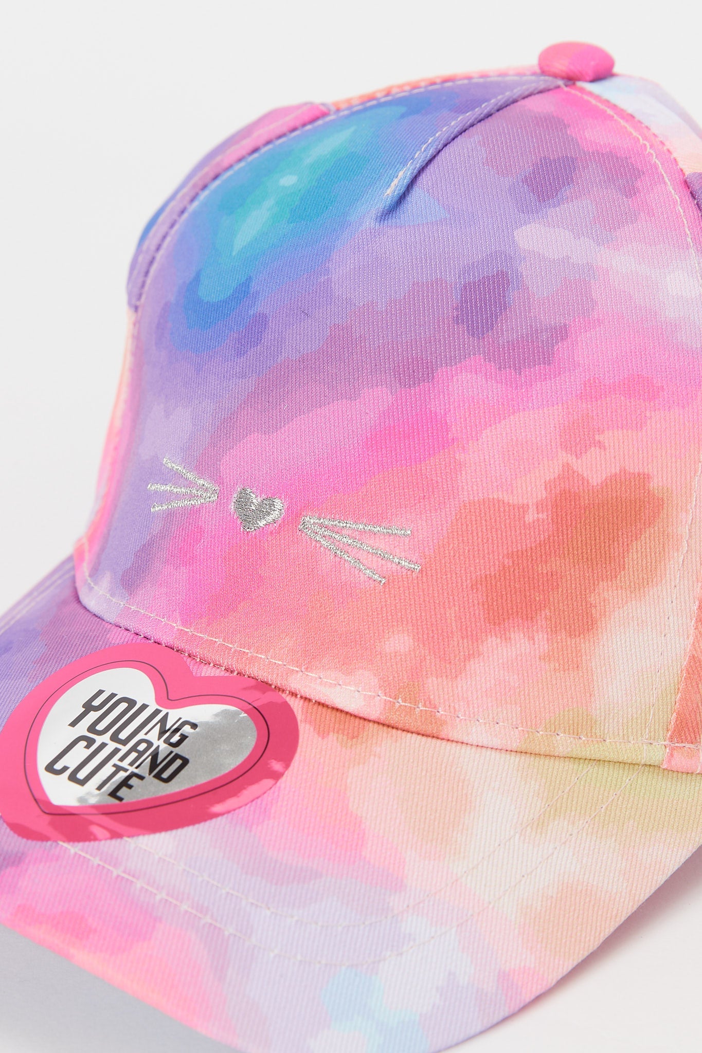 Redtag-Pink-Character-Embellished-Cap-Category:Caps-&-Hats,-Colour:Pink,-Deals:New-In,-Dept:Girls,-Filter:Girls-Accessories,-GIR-Caps-&-Hats,-H1:ACC,-H2:GIR,-H3:GIA,-H4:FAA,-New-In,-New-In-GIR-ACC,-Non-Sale,-S23A,-Season:S23B,-Section:Girls-(0-to-14Yrs)-Girls-