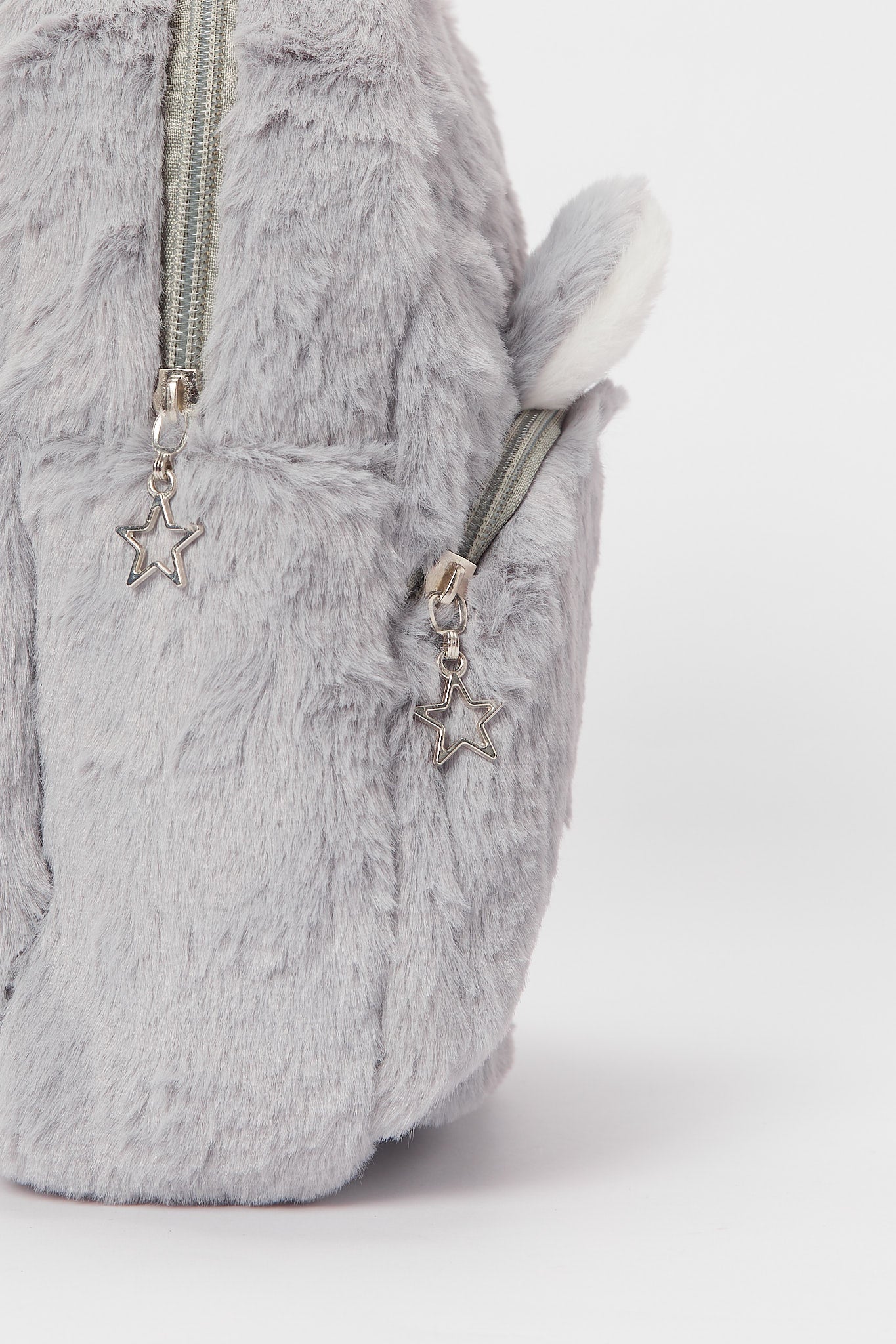 Redtag-Grey-Character-Embellished-Backpack-Category:Bags,-Colour:Grey,-Deals:New-In,-Dept:Girls,-Filter:Girls-Accessories,-GIR-Bags,-H1:ACC,-H2:GIR,-H3:GIA,-H4:HBG,-New-In,-New-In-GIR-ACC,-Non-Sale,-S23A,-Season:S23B,-Section:Girls-(0-to-14Yrs),-Style:FUR-Girls-