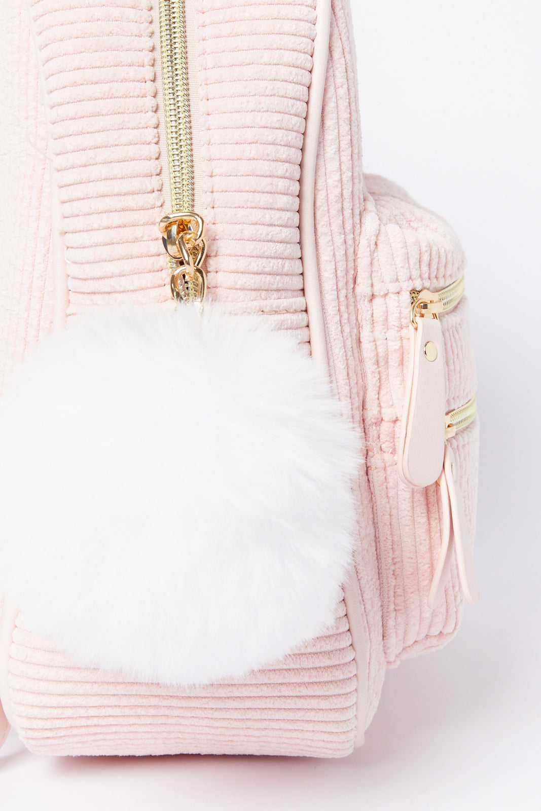 Redtag-Cordroy-Backpack-Category:Bags,-Colour:Assorted,-Deals:New-In,-Dept:Girls,-Filter:Girls-Accessories,-GIR-Bags,-New-In,-New-In-GIR-ACC,-Non-Sale,-S23A,-Section:Girls-(0-to-14Yrs)-Girls-
