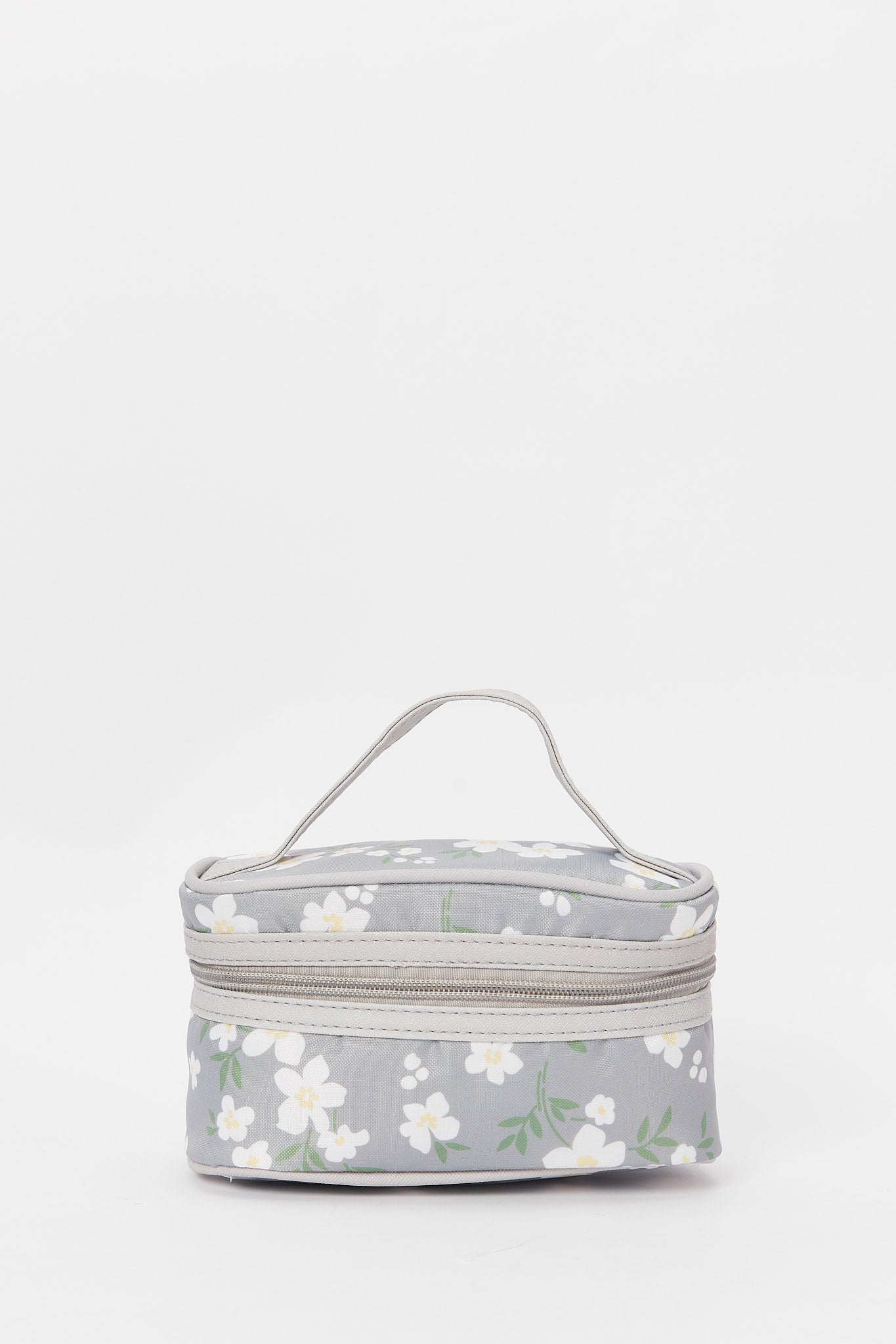 Redtag-Grey-And-White-Polka-Printed-Cosmetic-Pouches-Category:Cosmetics,-Colour:Assorted,-Deals:New-In,-Dept:Ladieswear,-Filter:Women's-Accessories,-H1:ACC,-H2:LAD,-H3:LAB,-H4:SHP,-New-In,-New-In-Women-ACC,-Non-Sale,-S23B,-Season:S23B,-Section:Women,-Style:COSMETIC-BAG,-Women-Cosmetics-Women-