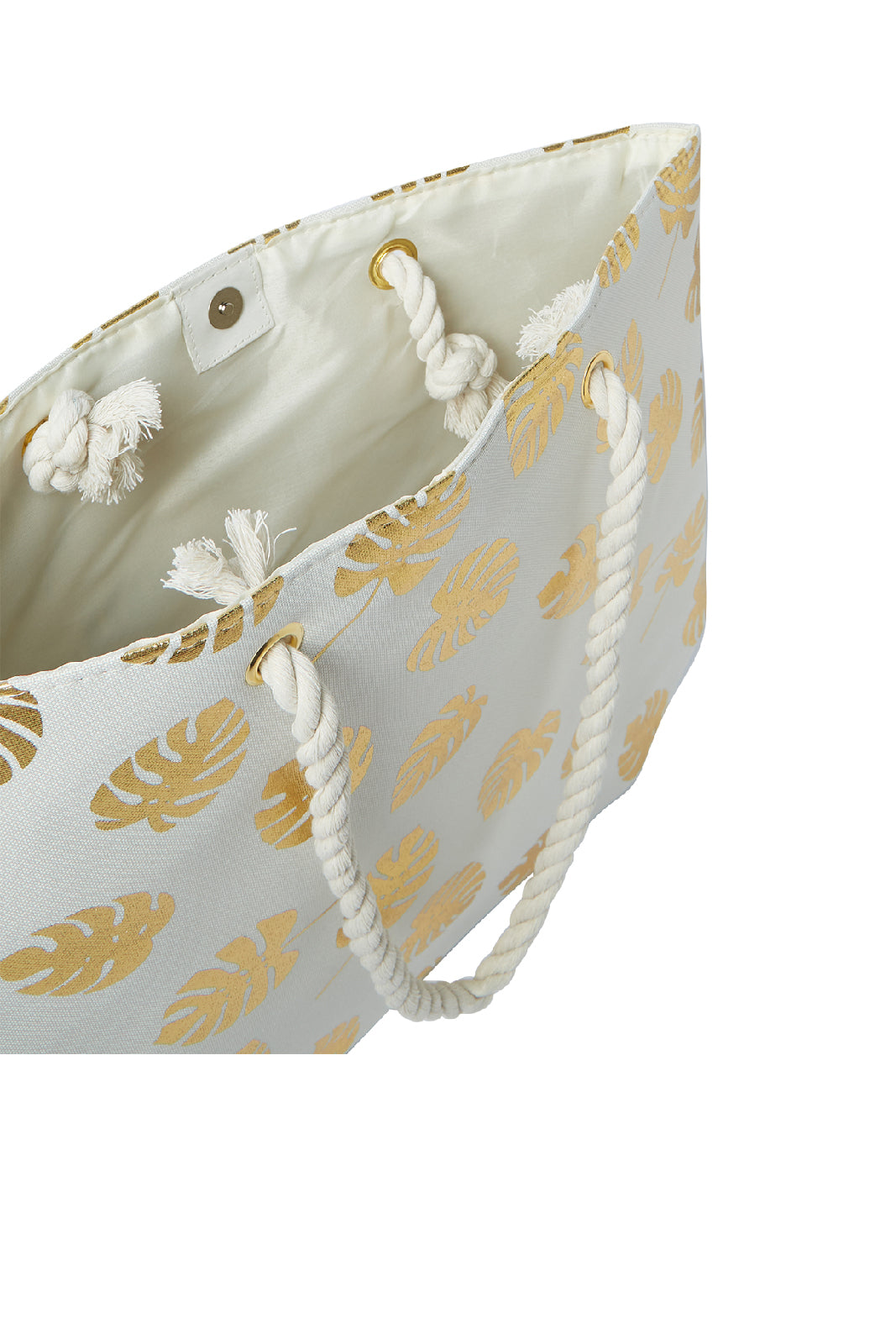 Redtag-Gold-Leave-Printed-Beach-Bag-Category:Bags,-Colour:Assorted,-Dept:Ladieswear,-Filter:Women's-Accessories,-New-In,-New-In-Women-ACC,-Non-Sale,-S23A,-Section:Women,-Women-Bags-Women-