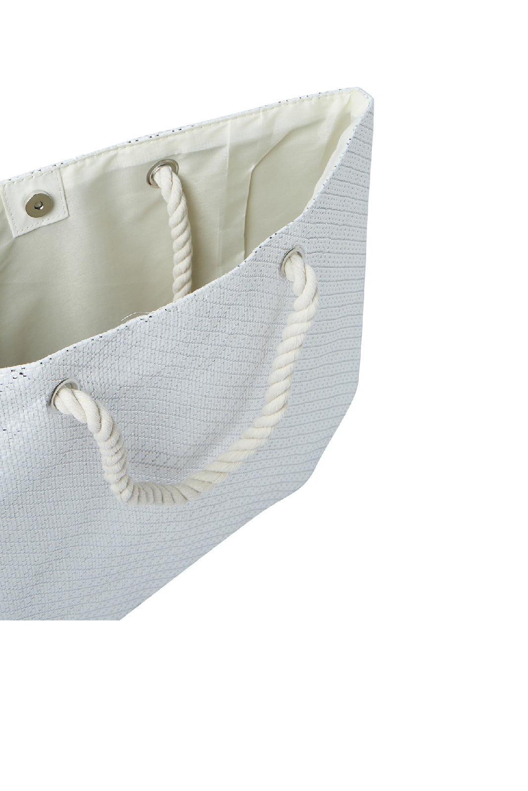 Redtag-White-Embellished-Beach-Bag-Category:Bags,-Colour:White,-Dept:Ladieswear,-Filter:Women's-Accessories,-New-In,-New-In-Women-ACC,-Non-Sale,-S23A,-Section:Women,-Women-Bags-Women-