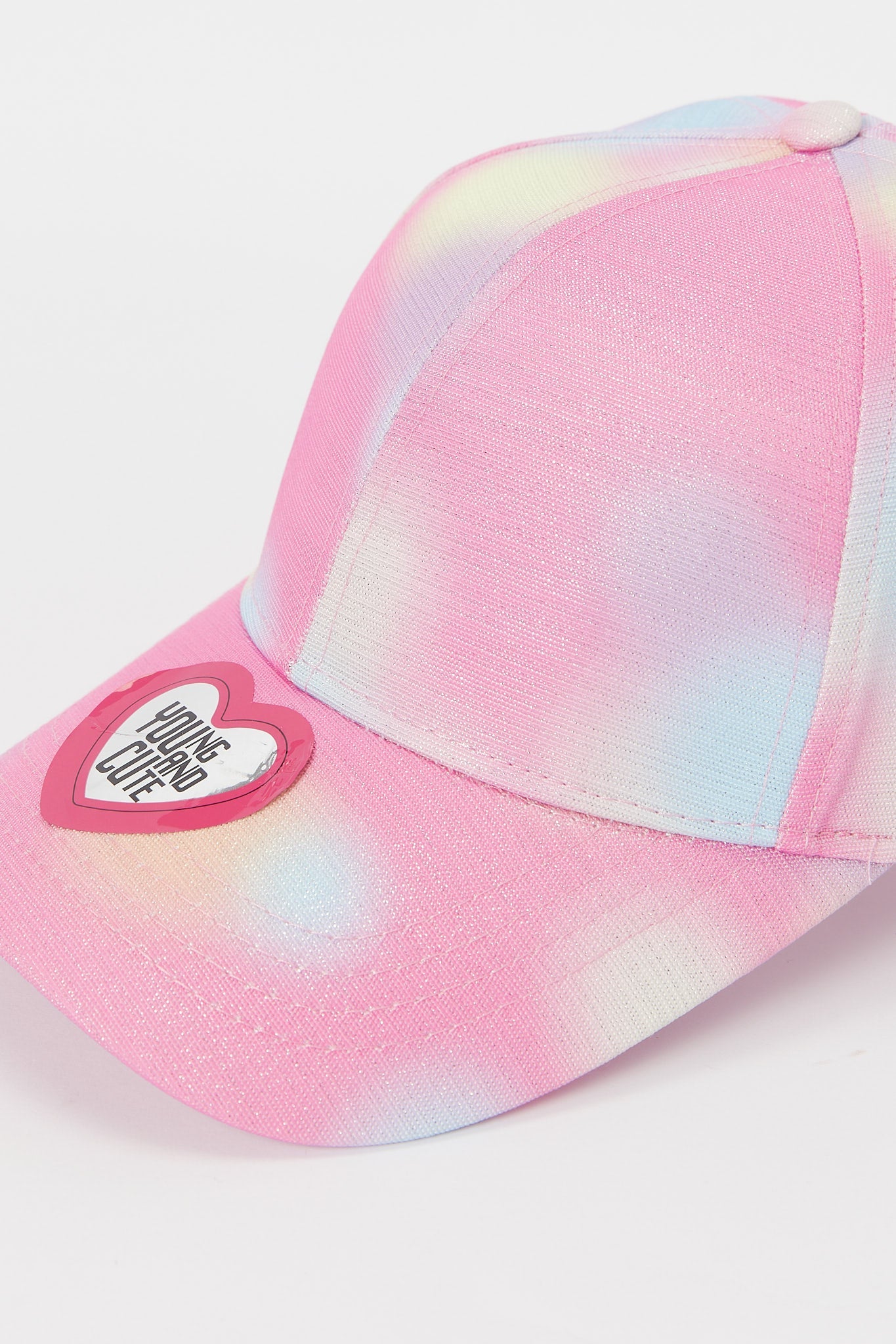 Redtag-Pink-And-White-Tie-And-Dye-Printed-Cap-Category:Caps-&-Hats,-Colour:Assorted,-Deals:New-In,-Dept:Girls,-Filter:Girls-Accessories,-GIR-Caps-&-Hats,-H1:ACC,-H2:GIR,-H3:GIA,-H4:FAA,-New-In,-New-In-GIR-ACC,-Non-Sale,-S23A,-Season:S23B,-Section:Girls-(0-to-14Yrs)-Girls-