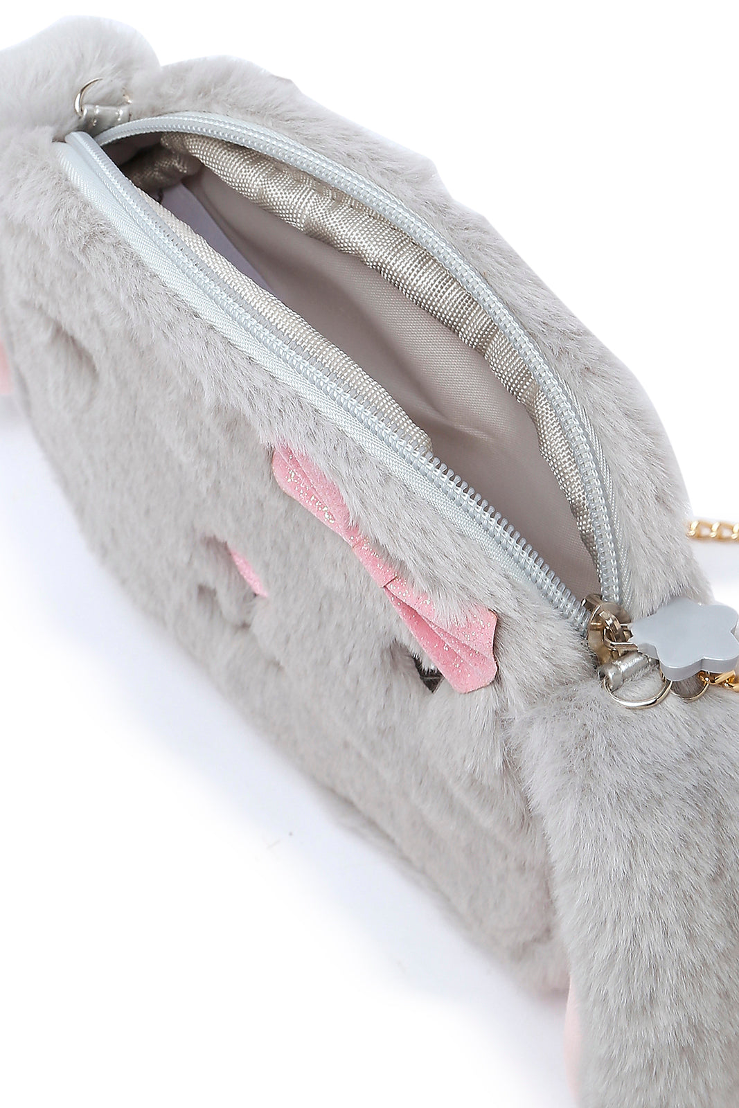 Redtag-Grey-Embellished-Crossbody-Category:Bags,-Colour:Grey,-Dept:Girls,-Filter:Girls-Accessories,-GIR-Bags,-New-In,-New-In-GIR-ACC,-Non-Sale,-S23A,-Section:Girls-(0-to-14Yrs)-Girls-