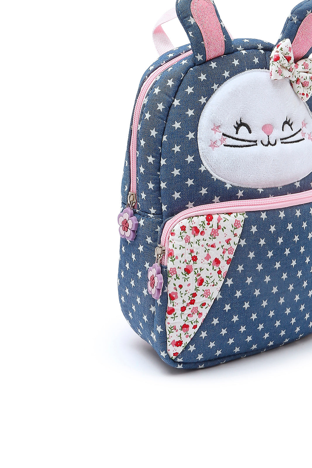 Redtag-Multi-Colour-Charcater-Embellished-Backpack-Category:Bags,-Colour:Assorted,-Dept:Girls,-Filter:Girls-Accessories,-GIR-Bags,-New-In,-New-In-GIR-ACC,-Non-Sale,-S23A,-Section:Girls-(0-to-14Yrs)-Girls-