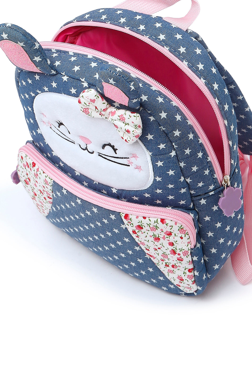 Redtag-Multi-Colour-Charcater-Embellished-Backpack-Category:Bags,-Colour:Assorted,-Dept:Girls,-Filter:Girls-Accessories,-GIR-Bags,-New-In,-New-In-GIR-ACC,-Non-Sale,-S23A,-Section:Girls-(0-to-14Yrs)-Girls-