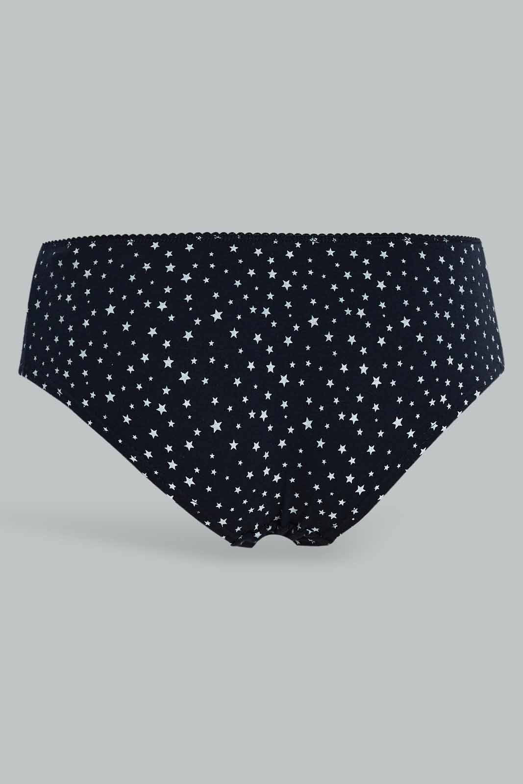 Redtag-Women-Assorted-Print/Plain-Boy-Leg-Briefs-(5-Pack)-365,-Category:Briefs,-Colour:Assorted,-Deals:New-In,-Dept:Ladieswear,-Filter:Women's-Clothing,-New-In-Women-APL,-Non-Sale,-Section:Women,-Women-Briefs--