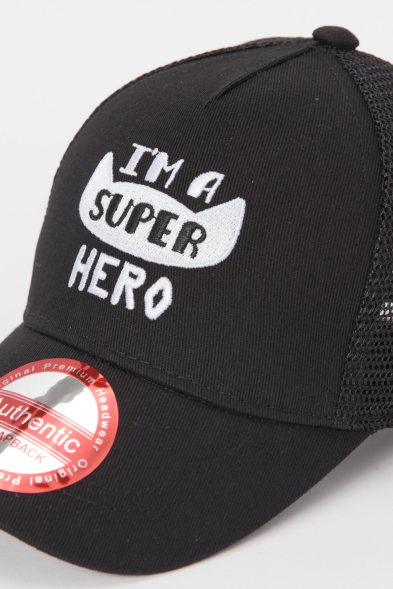 Redtag-Black-Embroidered-Cap-BOY-Caps-&-Hats,-Category:Caps-&-Hats,-Colour:Black,-Deals:New-In,-Dept:Boys,-Filter:Boys-Accessories,-H1:ACC,-H2:BOY,-H3:BOA,-H4:FAA,-New-In,-New-In-BOY-ACC,-Non-Sale,-S23A,-Season:S23B,-Section:Boys-(0-to-14Yrs)-Boys-