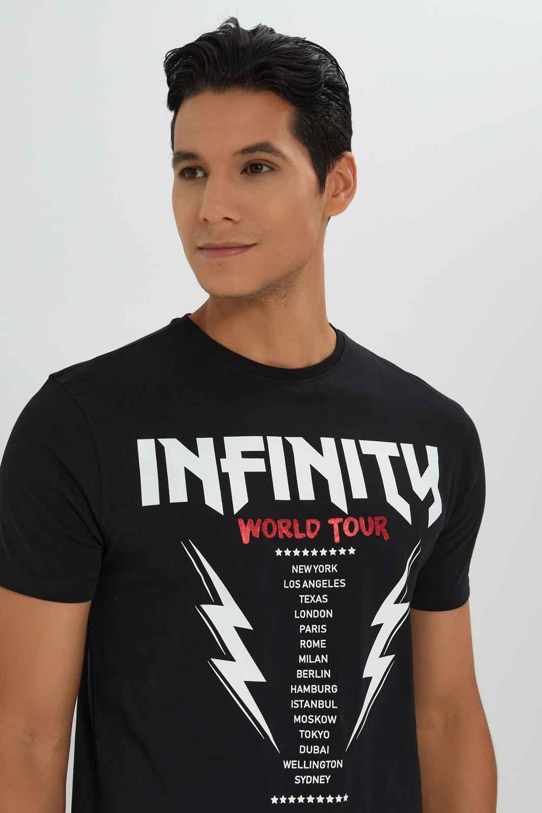 Redtag-Men-Black-Rock-N-Roll-T-Shirt-Category:T-Shirts,-Colour:Black,-Deals:New-In,-Dept:Menswear,-Filter:Men's-Clothing,-Men-T-Shirts,-New-In-Men-APL,-Non-Sale,-Section:Men,-W22B-Men's-